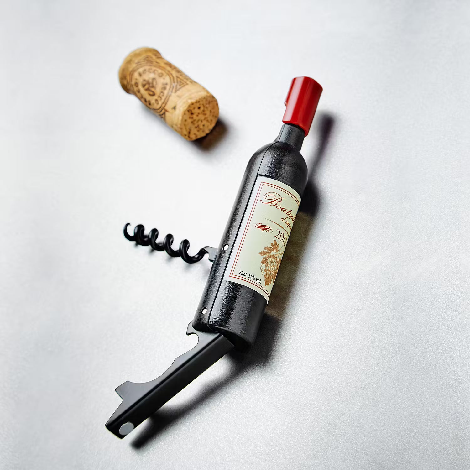 OPENER Flaschenöffner - Edelstahl - Schwarz