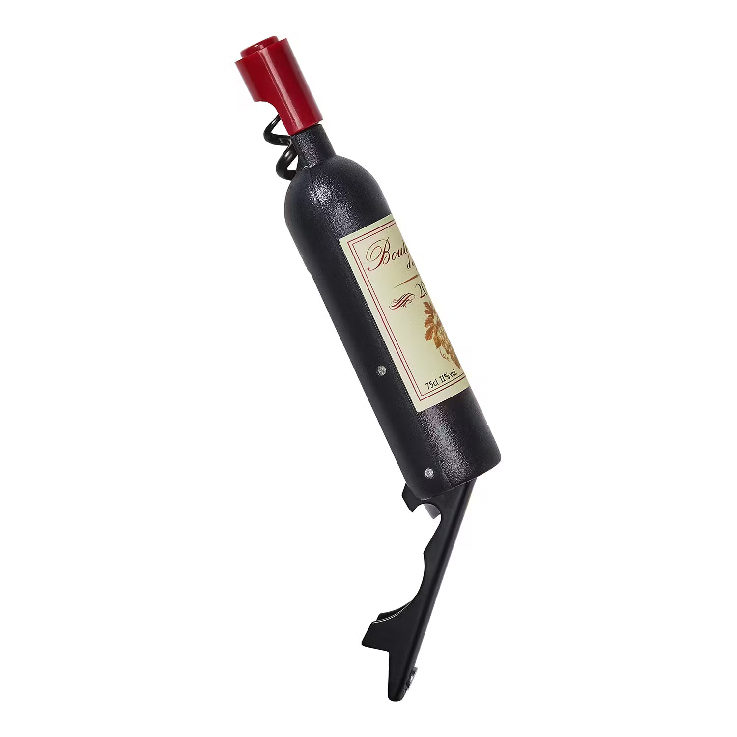 OPENER Flaschenöffner - Edelstahl - Schwarz