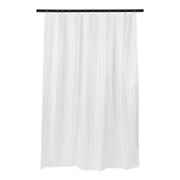 WET WET WET Duschvorhang Streifen - Polyester PVC - Weiß