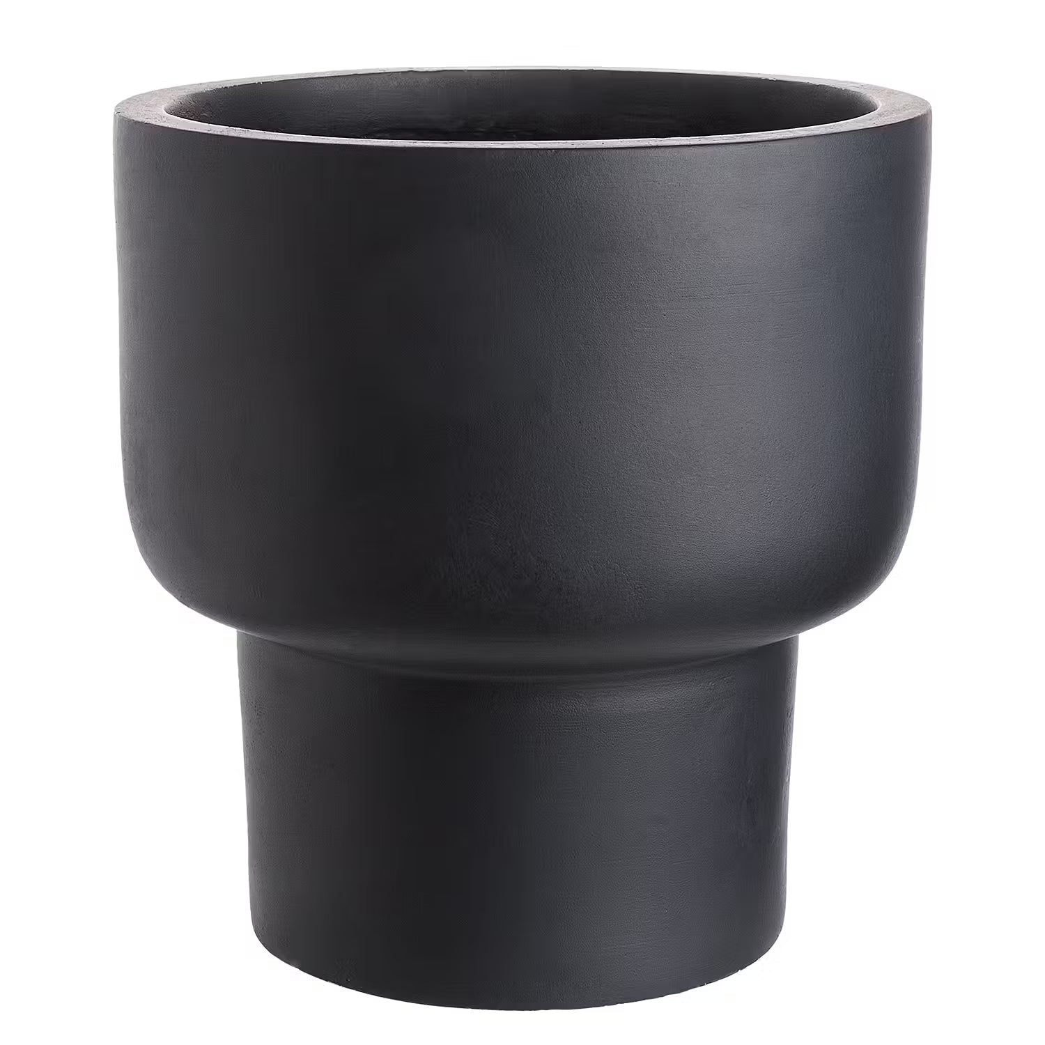 LOFT Pflanztopf - Magnesia - Schwarz - Durchmesser: 31 cm