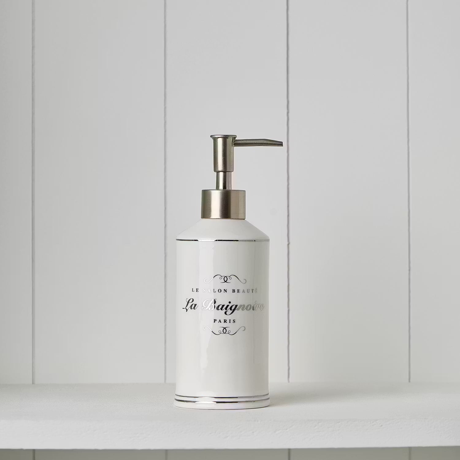 SALON BEAUTE Seifenspender - Steingut - Creme