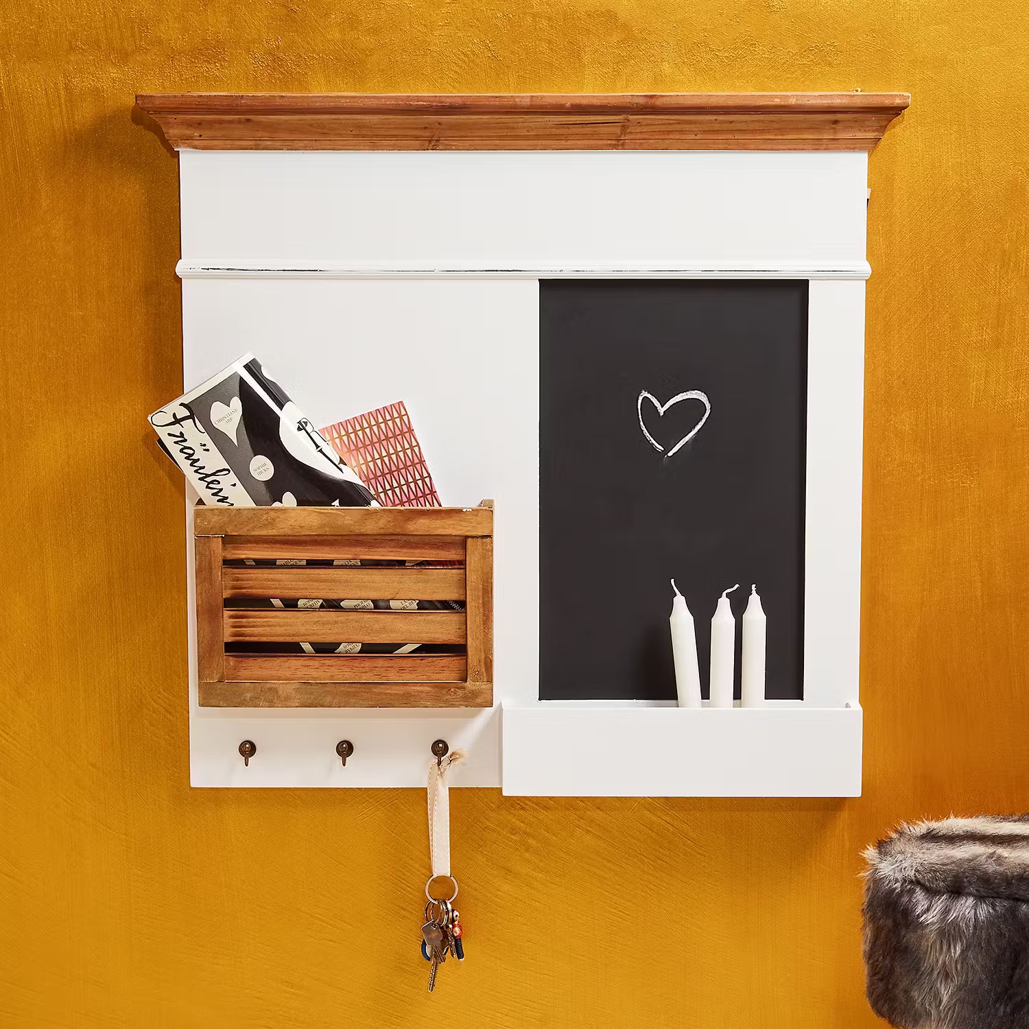 CAMPAGNE Memoboard - Tanne - Weiß