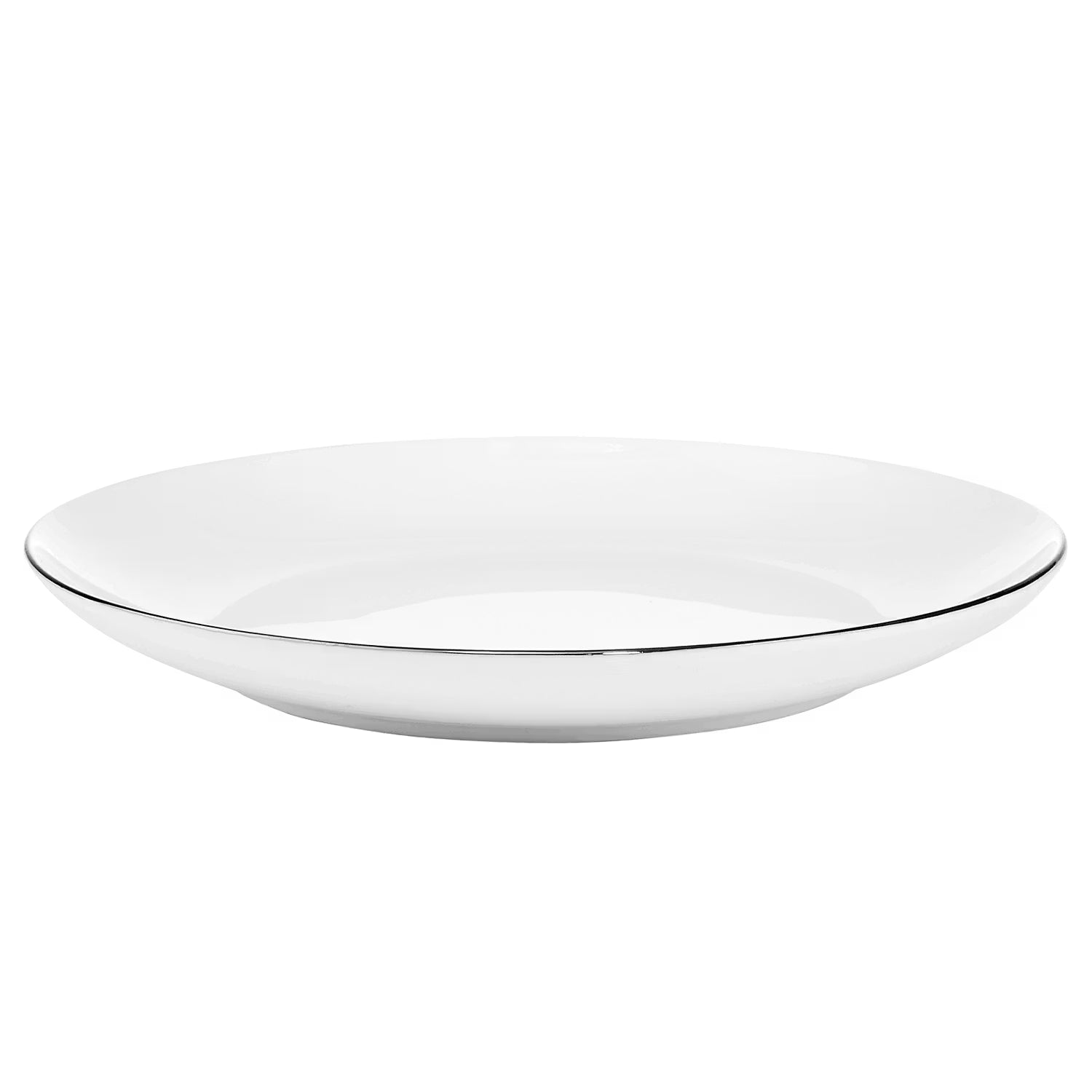 SILVER LINING Teller 6er-Set - Porzellan - Weiß - Durchmesser: 20 cm