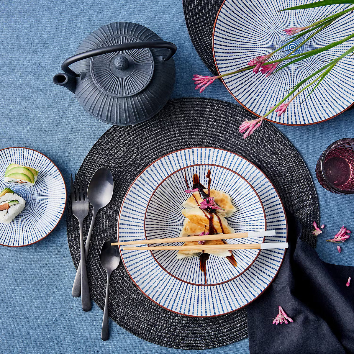 DIM SUM Geschirr-Set 12-tlg. – Asiatischer Charme – BUTLERS