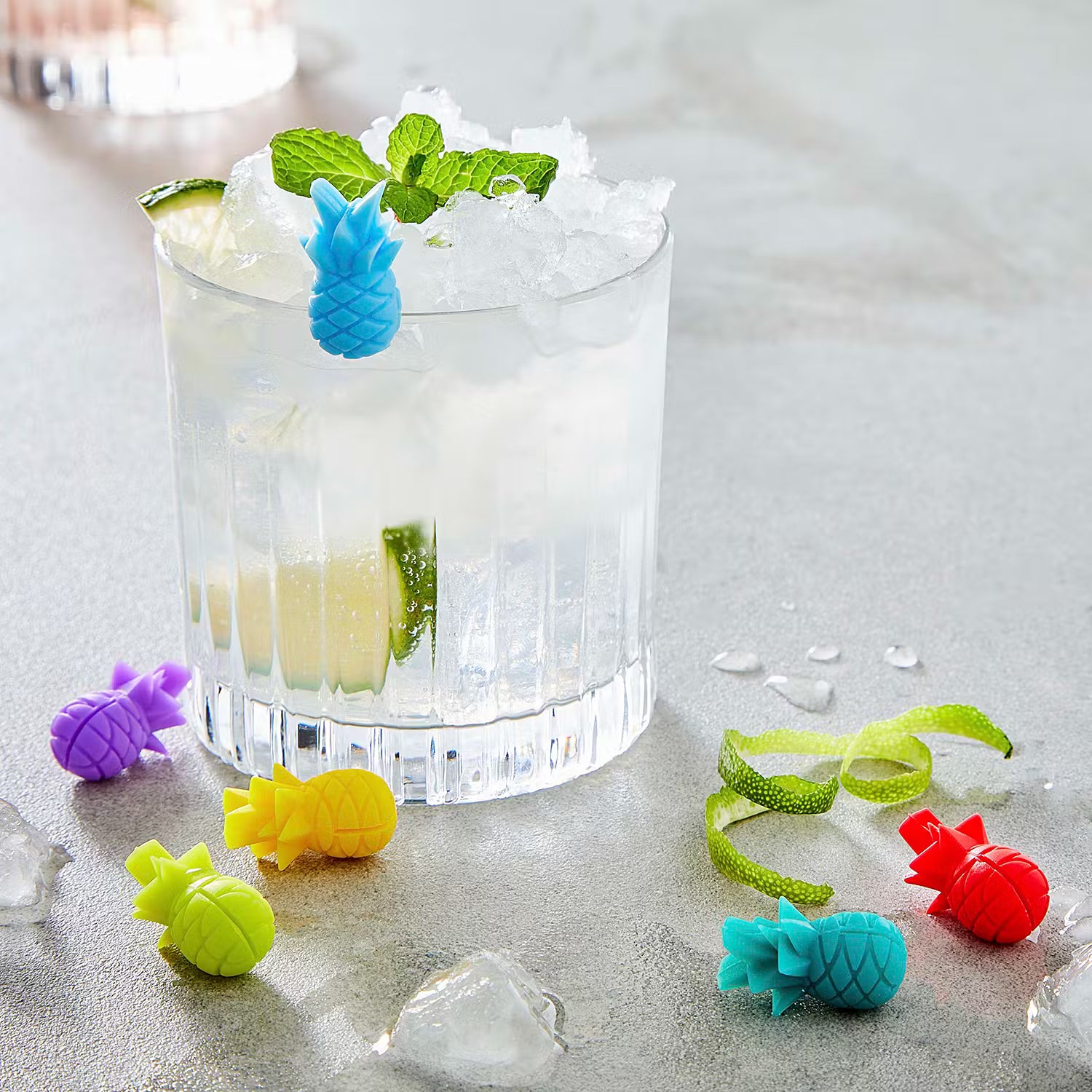 MY DRINK Glasmarker Ananas 6er-Set