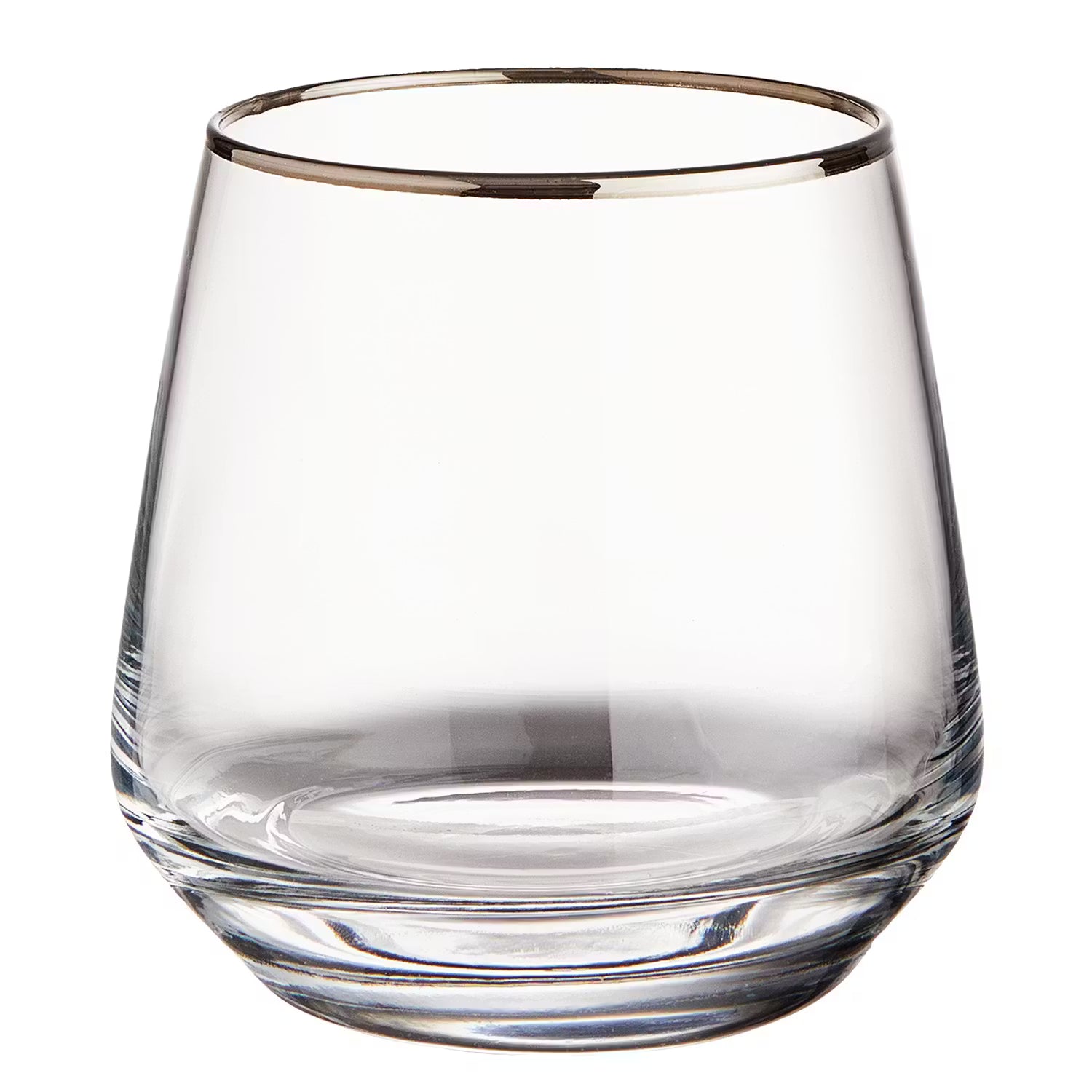 TOUCH OF SILVER Trinkglas 6er-Set - Klarglas - Transparent