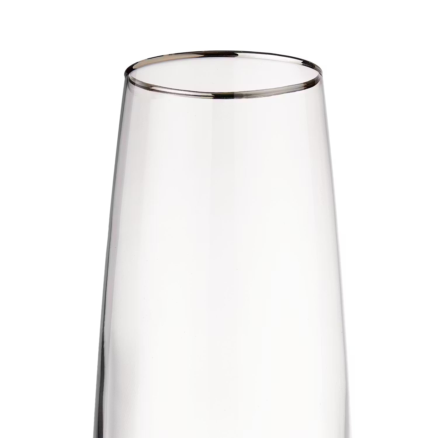 TOUCH OF SILVER Longdrinkglas 6er-Set - Klarglas - Transparent