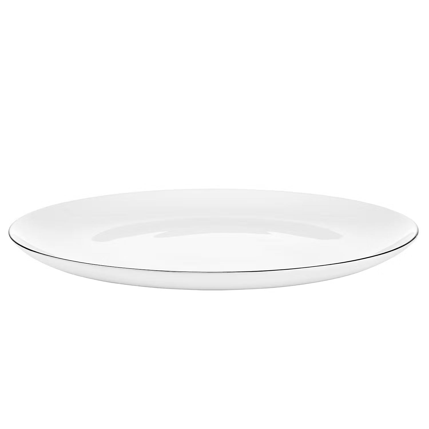 SILVER LINING Teller 6er-Set - Porzellan - Weiß - Durchmesser: 27 cm