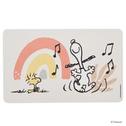 Frühstücksbrettchen PEANUTS Regenbogen - Melamin - Bunt