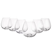 SENZA Rotweinglas 6er-Set - Klarglas - Transparent