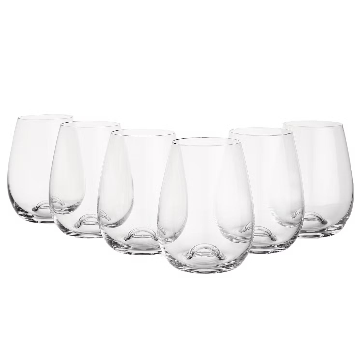 SENZA Weißweinglas 6er-Set - Klarglas - Transparent