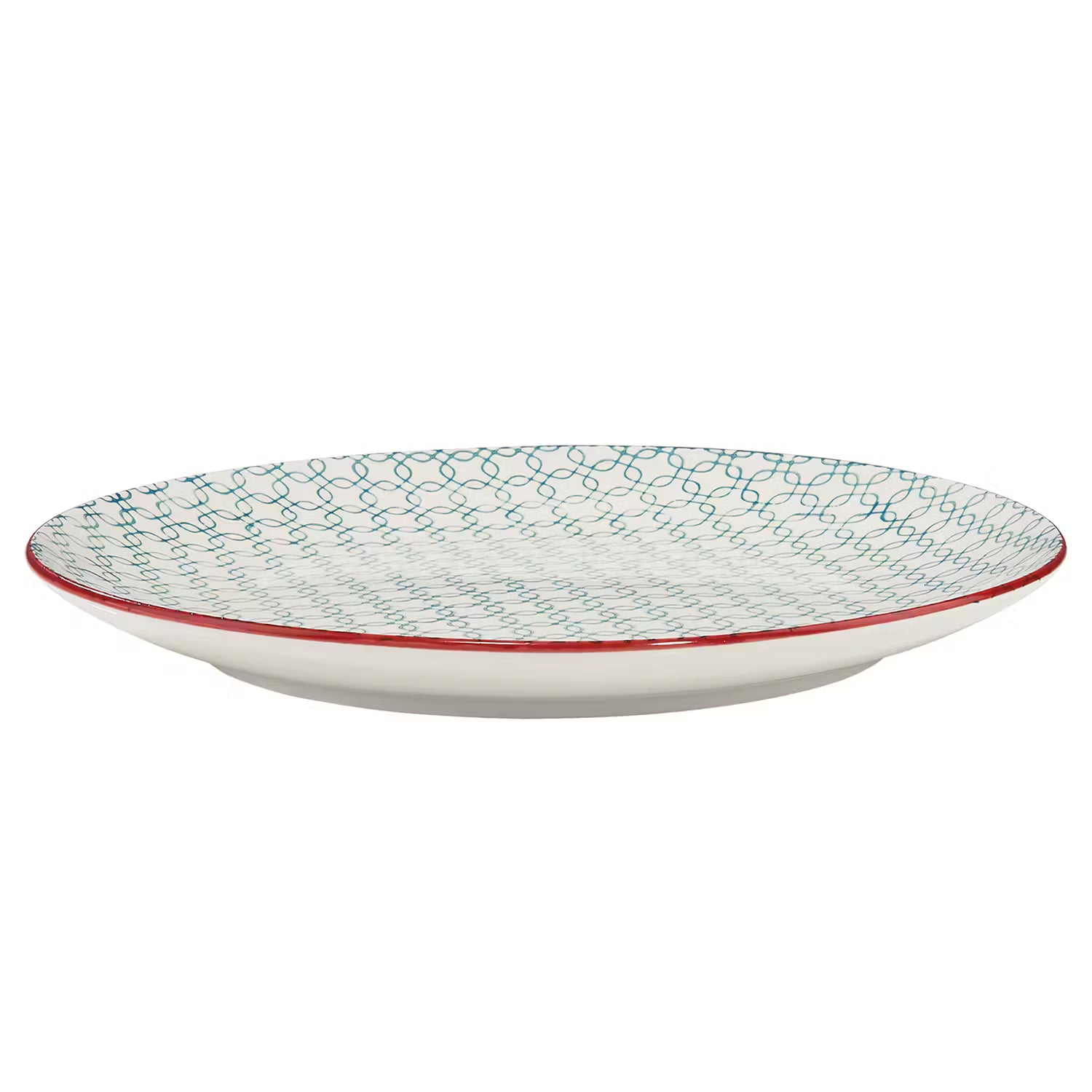 RETRO Essteller 4er-Set - Porzellan