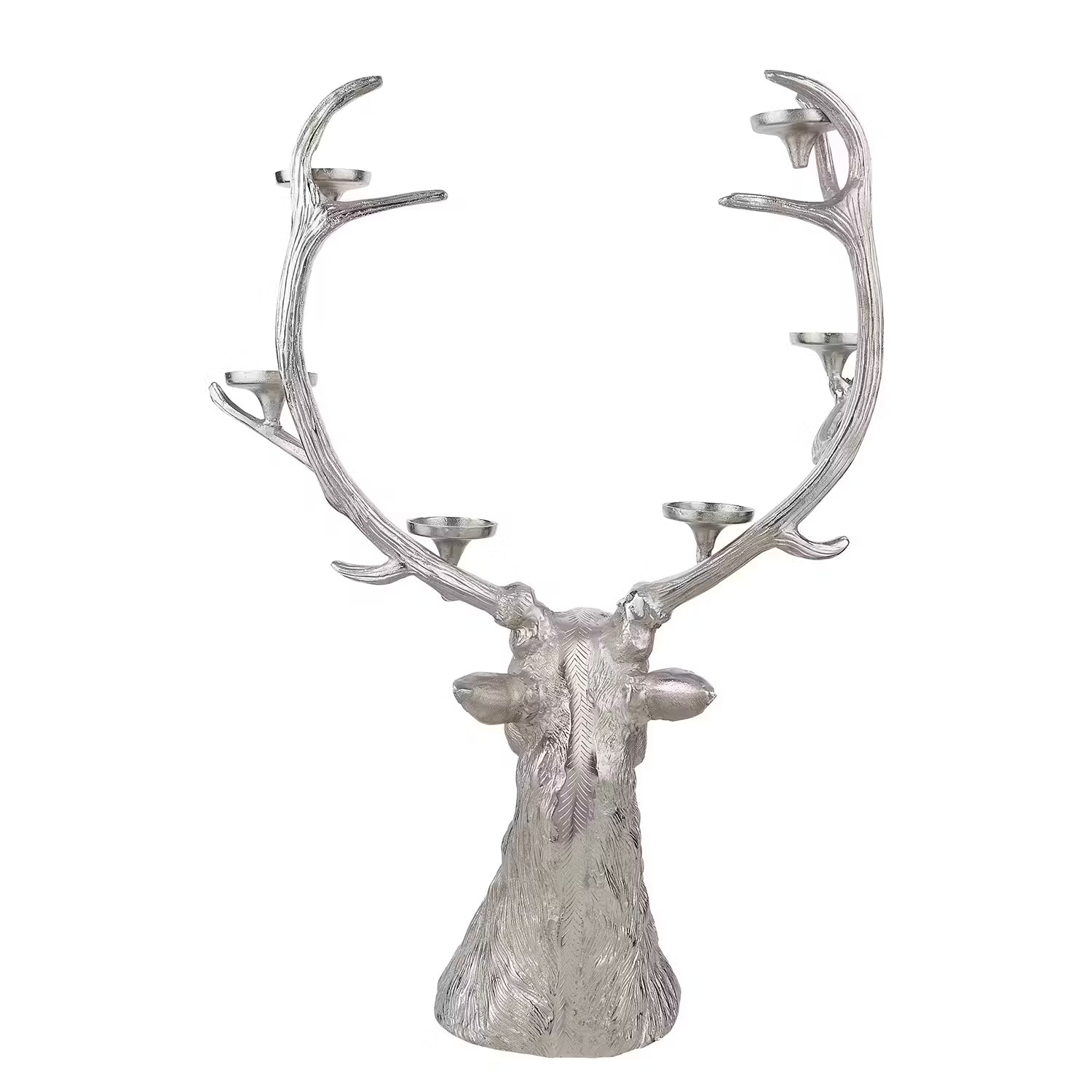 FOREST KING Kerzenhalter - Aluminium - Silber