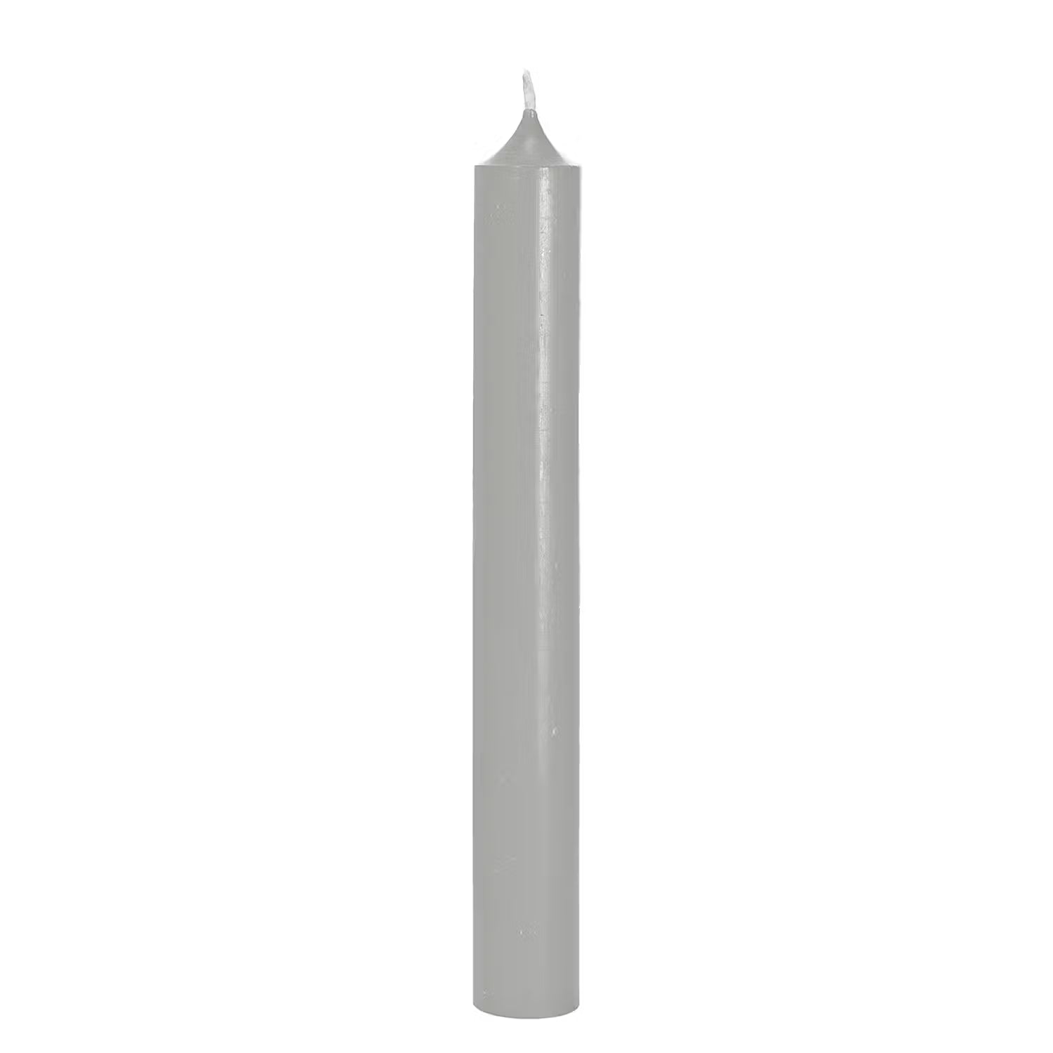 RAINBOW Stabkerze 10er-Set - Paraffin - Grau