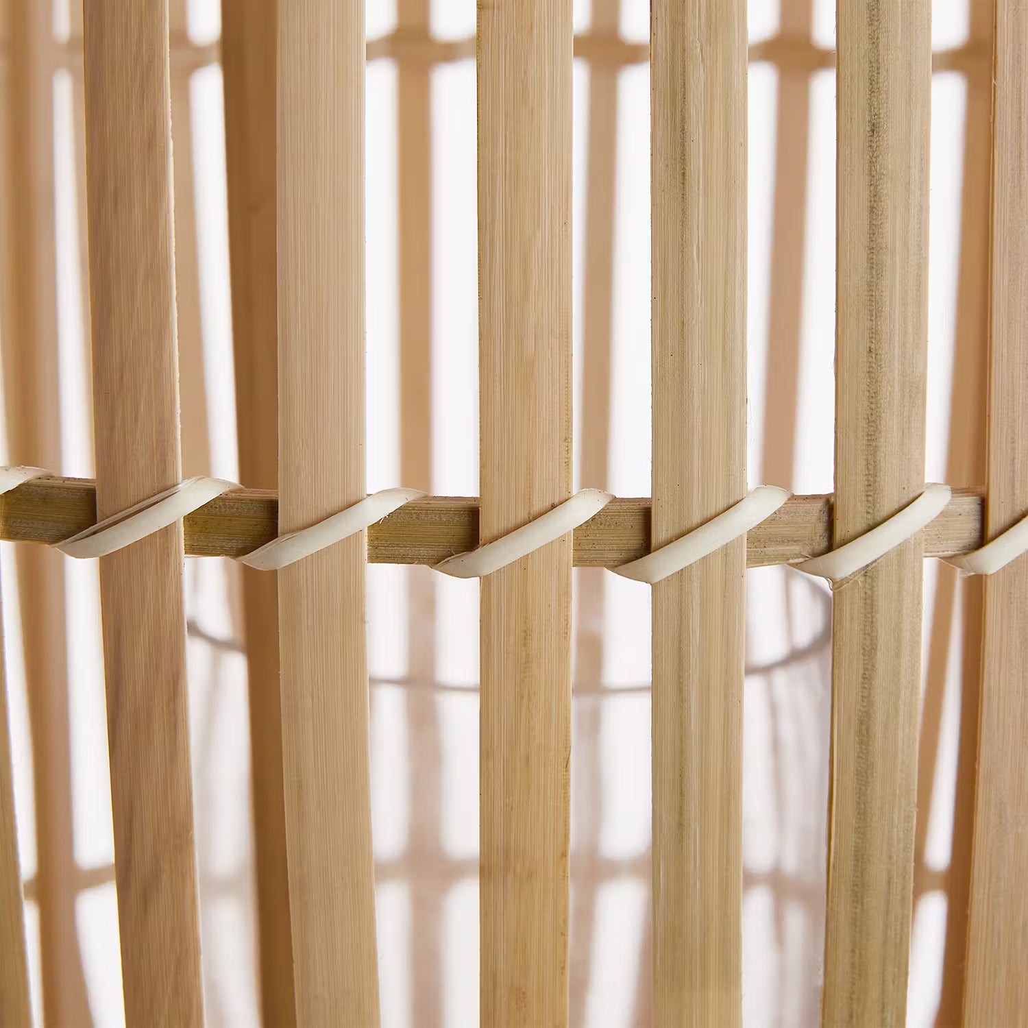 BAMBOO NIGHTS Laterne auf Gestell - Bambus - Beige