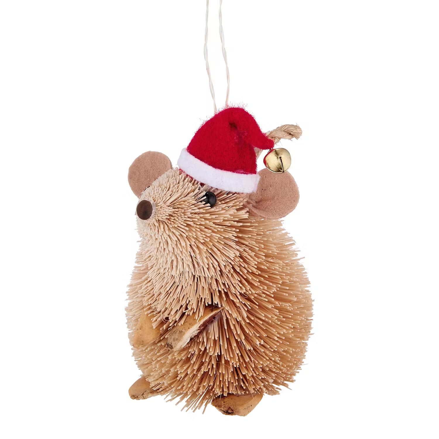 HANG ON Baumanhänger Maus mit Santa Mütze
