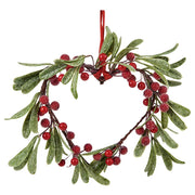 Baumhänger X-MAS Herz mit Beeren