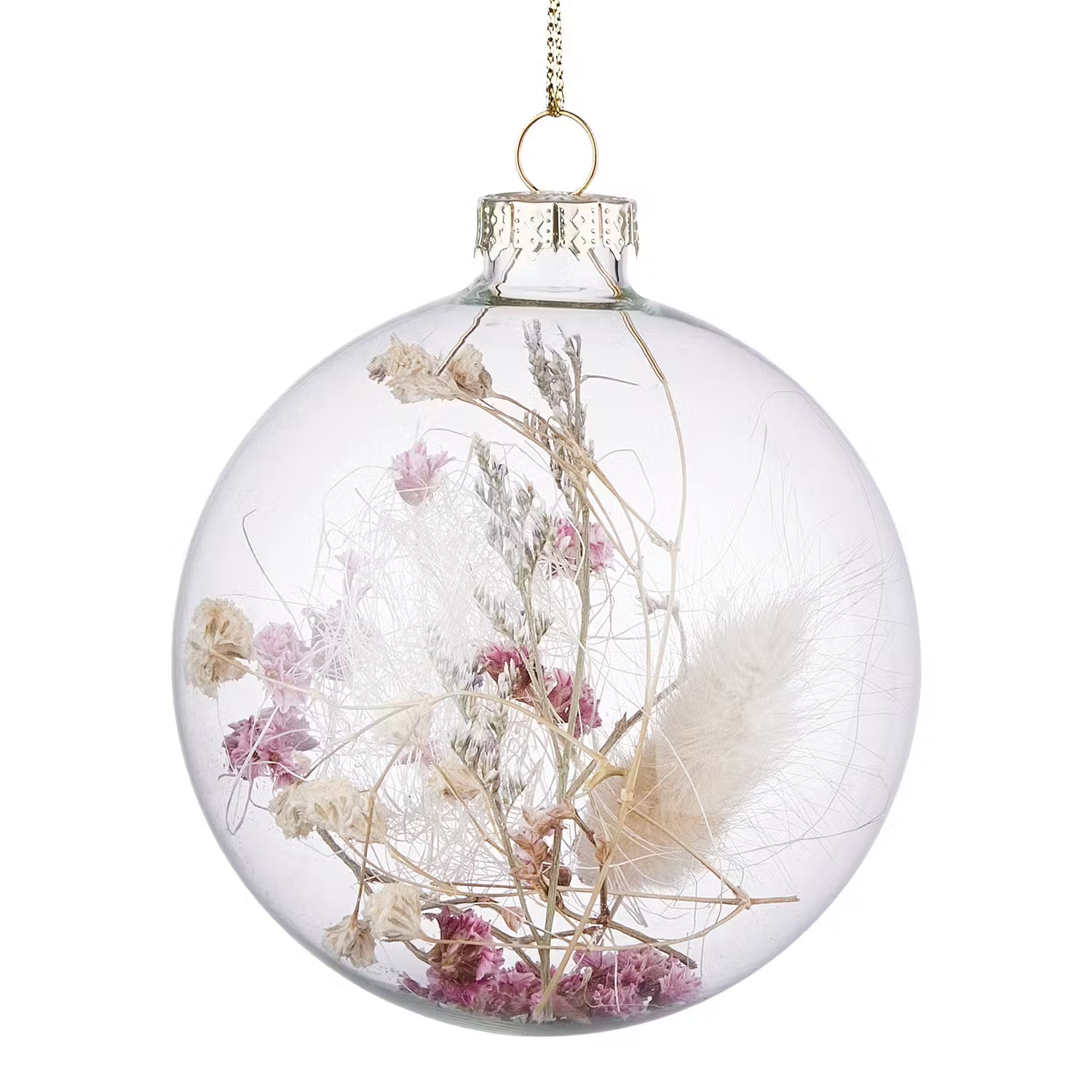 HANG ON Weihnachtskugel Trockenblumen Ø10cm