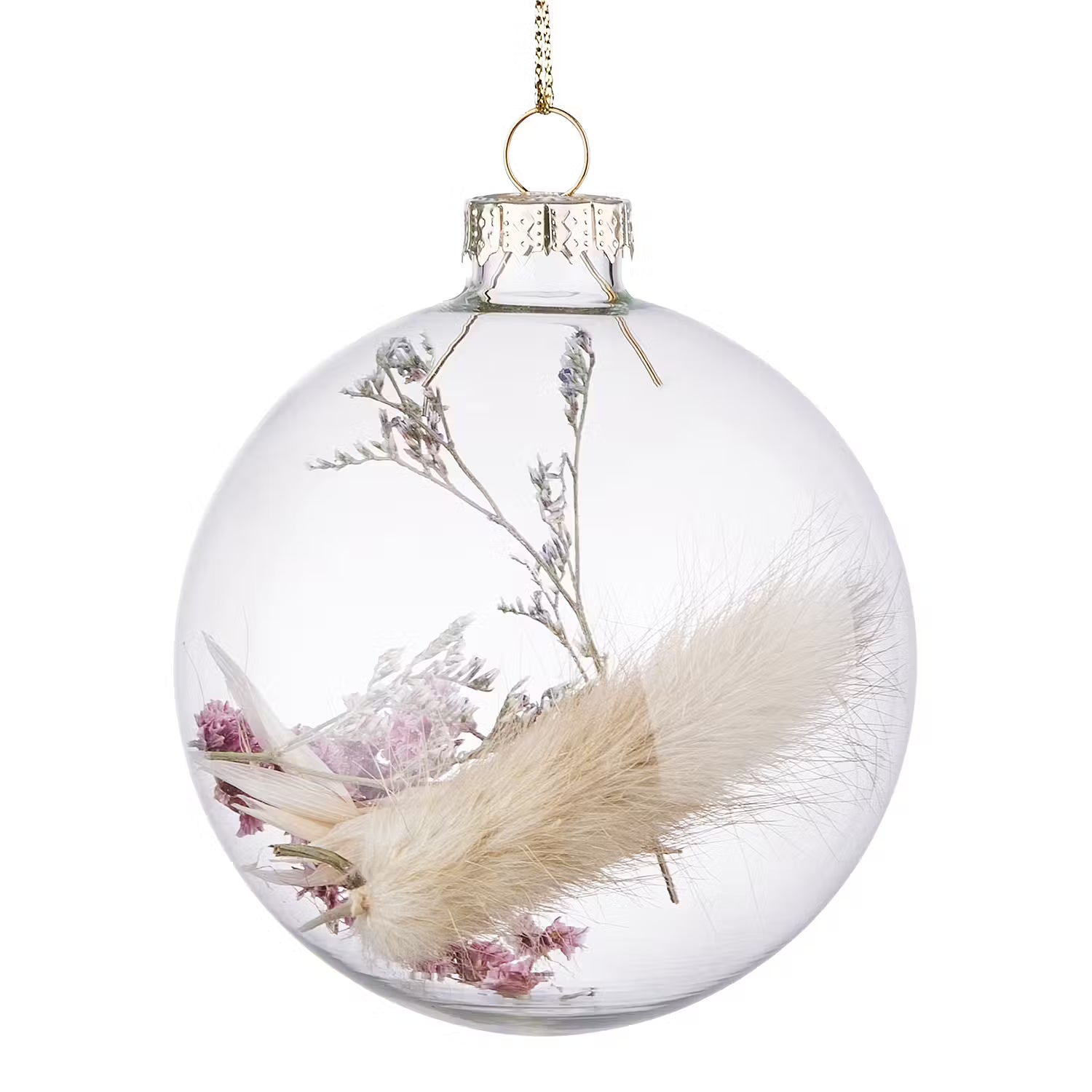 HANG ON Weihnachtskugel Trockenblumen Ø10cm