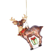 HANG ON Baumanhänger Reh mit Glöckchen - Klarglas - Baun