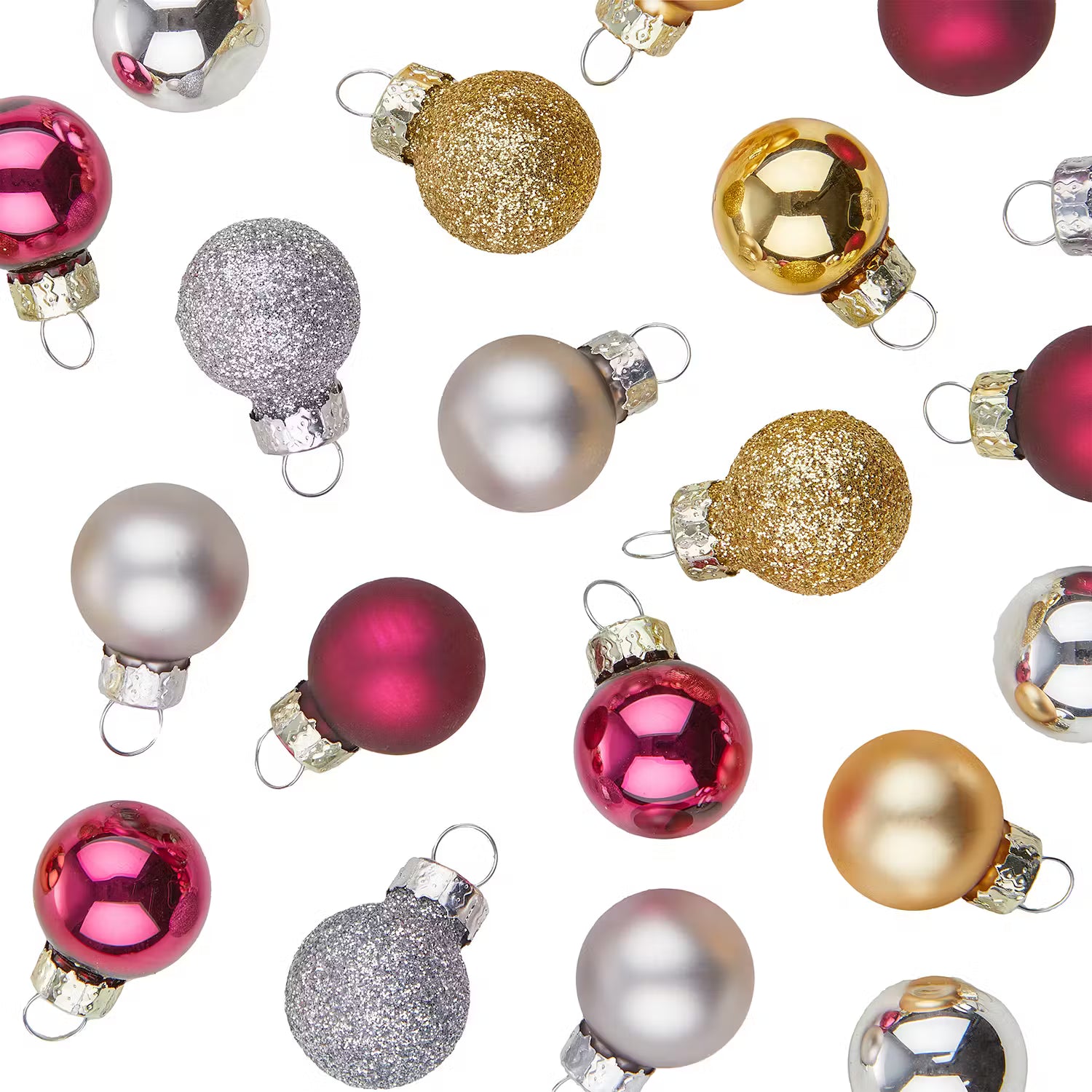 HANG ON Mini Weihnachtskugel-Set 24-tlg.