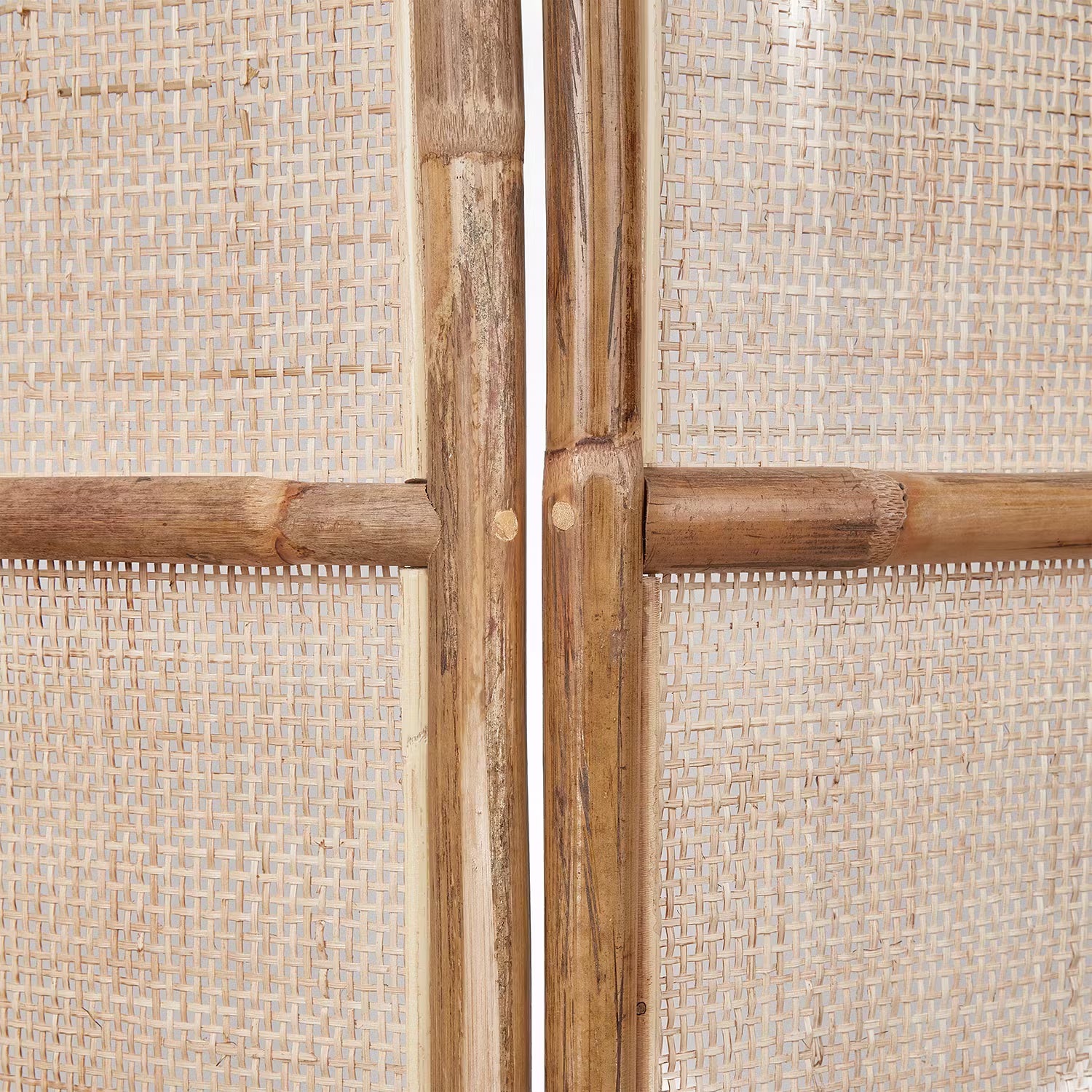 BOHO LOUNGE Paravent - Rattan - Natur