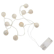 BRIGHT LIGHTS LED-Lichterkette - Aluminium / PVC - Gold / Silber