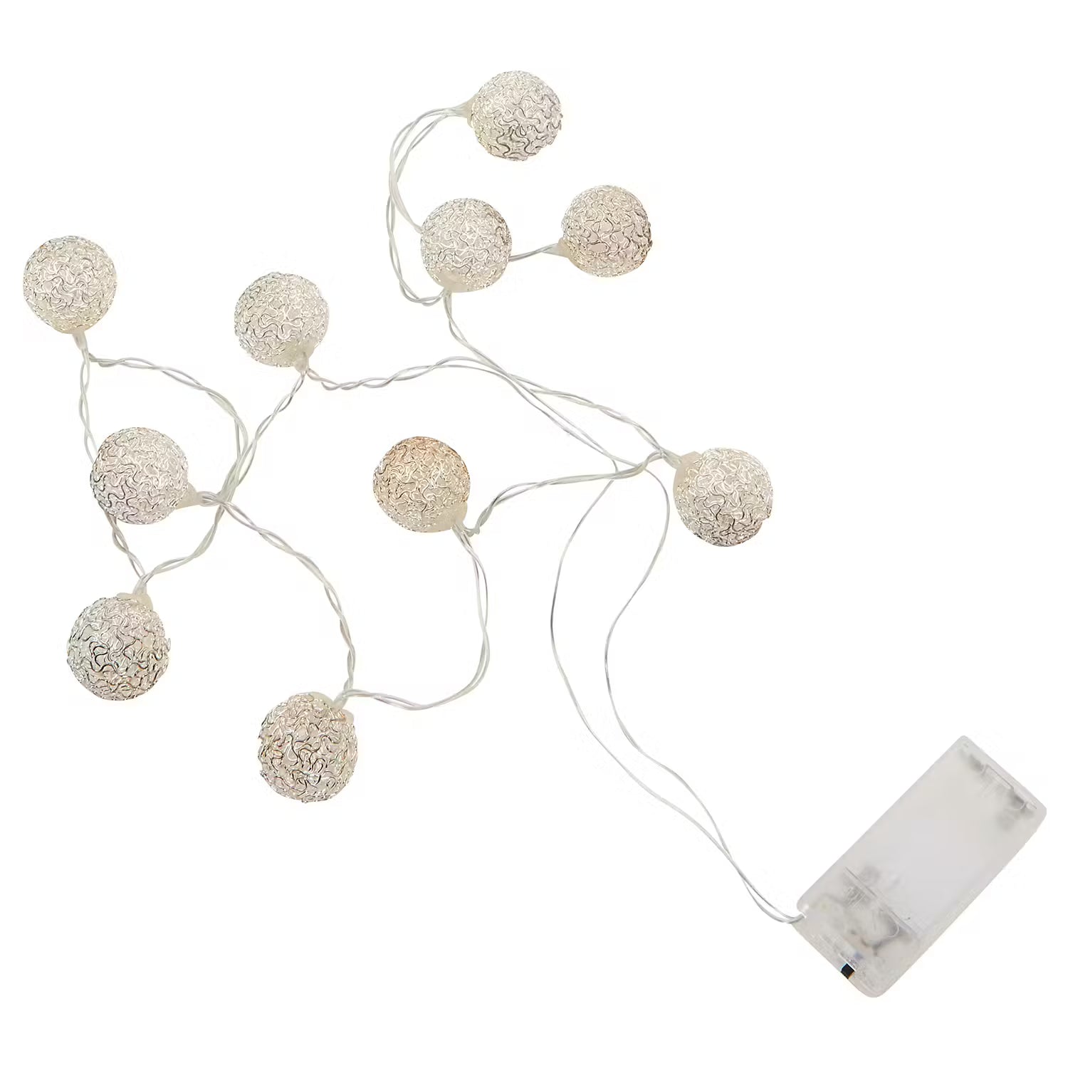 BRIGHT LIGHTS LED-Lichterkette - Aluminium / PVC - Gold / Silber