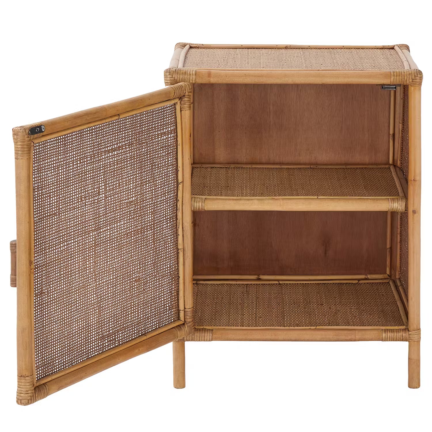 BOHO LOUNGE Nachttisch - Rattan - Natur