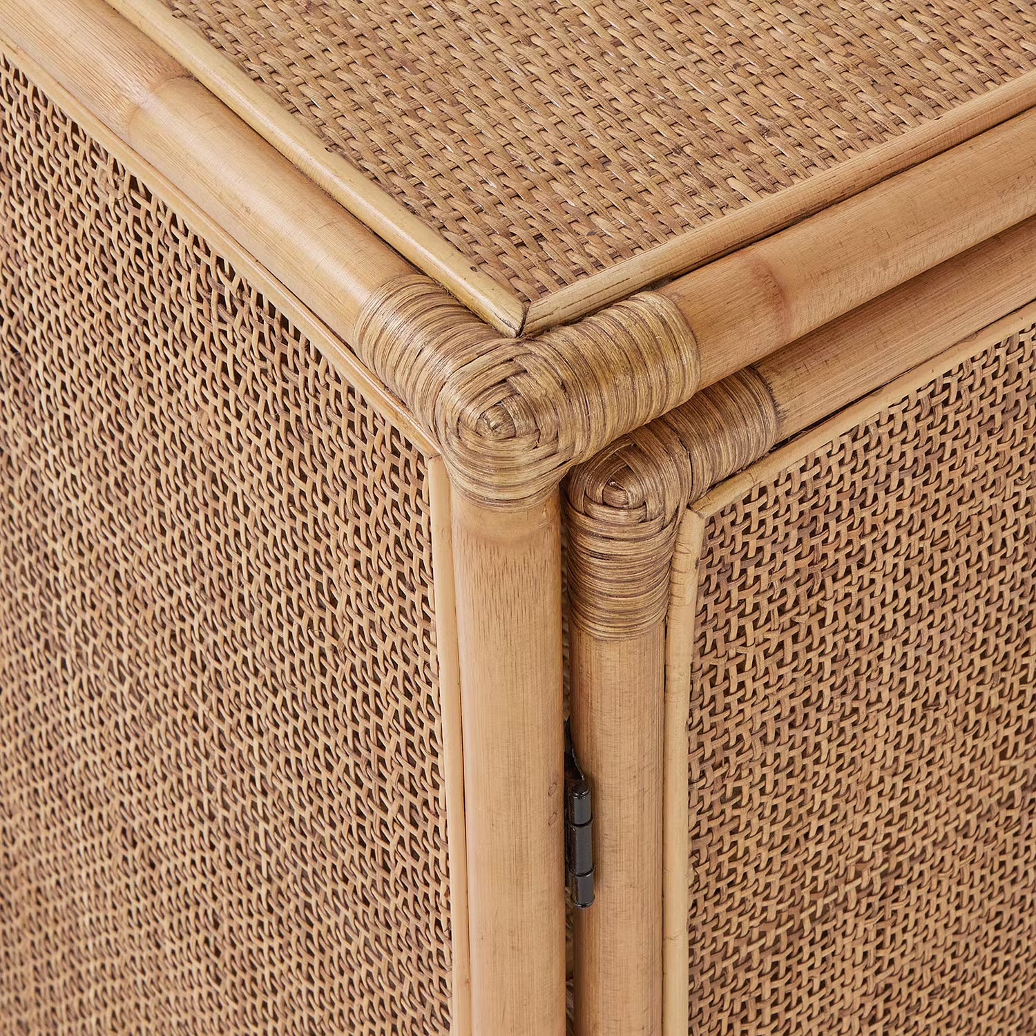 BOHO LOUNGE Nachttisch - Rattan - Natur