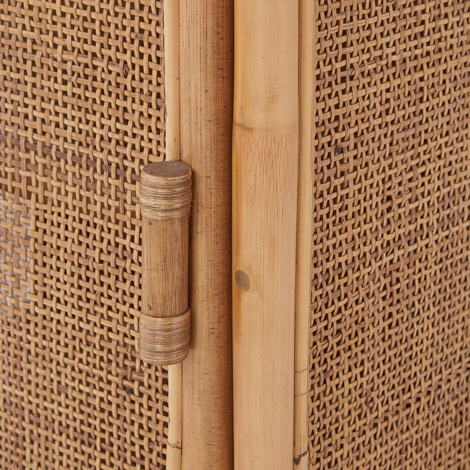BOHO LOUNGE Nachttisch - Rattan - Natur