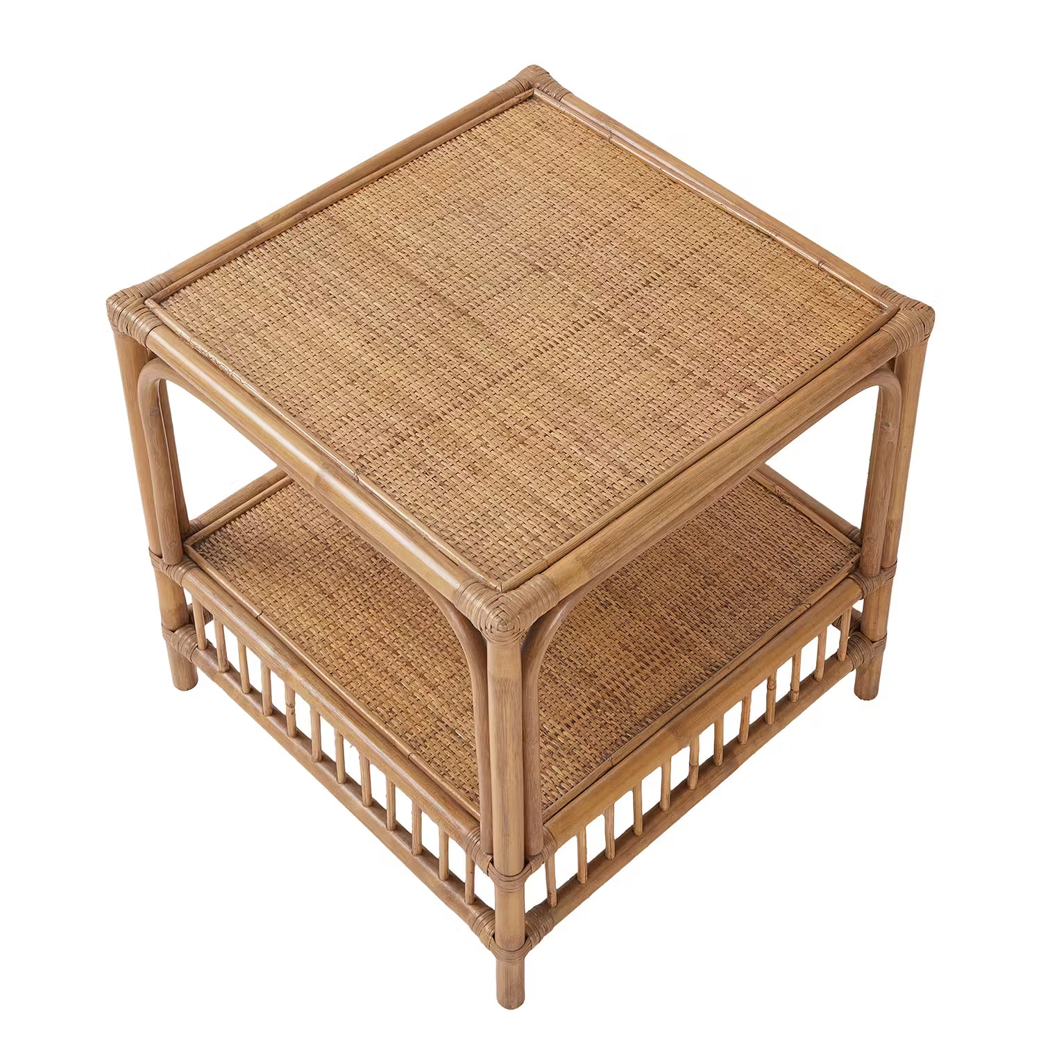 BOHO LOUNGE Couchtisch - Rattan - Natur