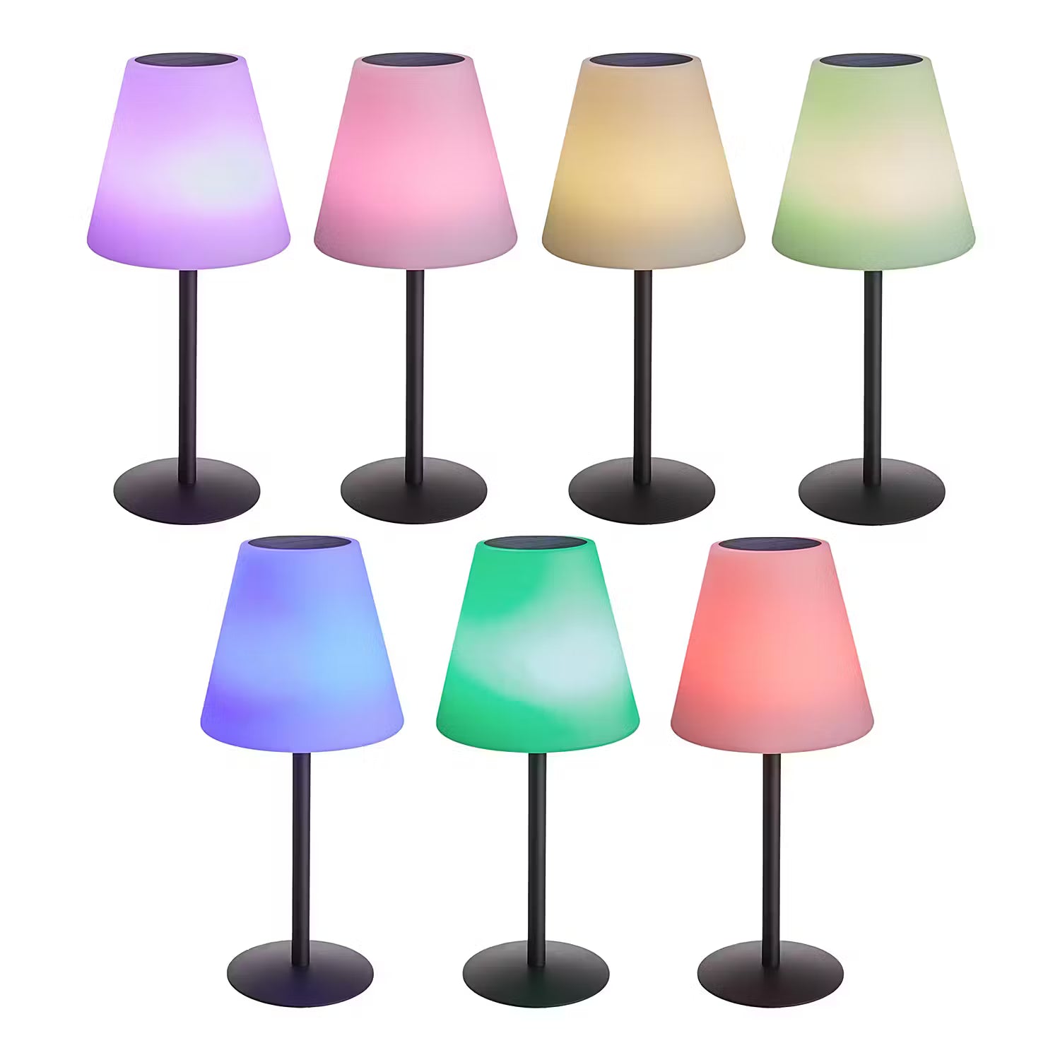 LIGHT UP Outdoor-Tischleuchte - Glas / PVC - 1-flammig