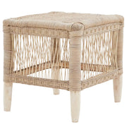 BOHO LOUNGE Hocker - Rattan - Natur