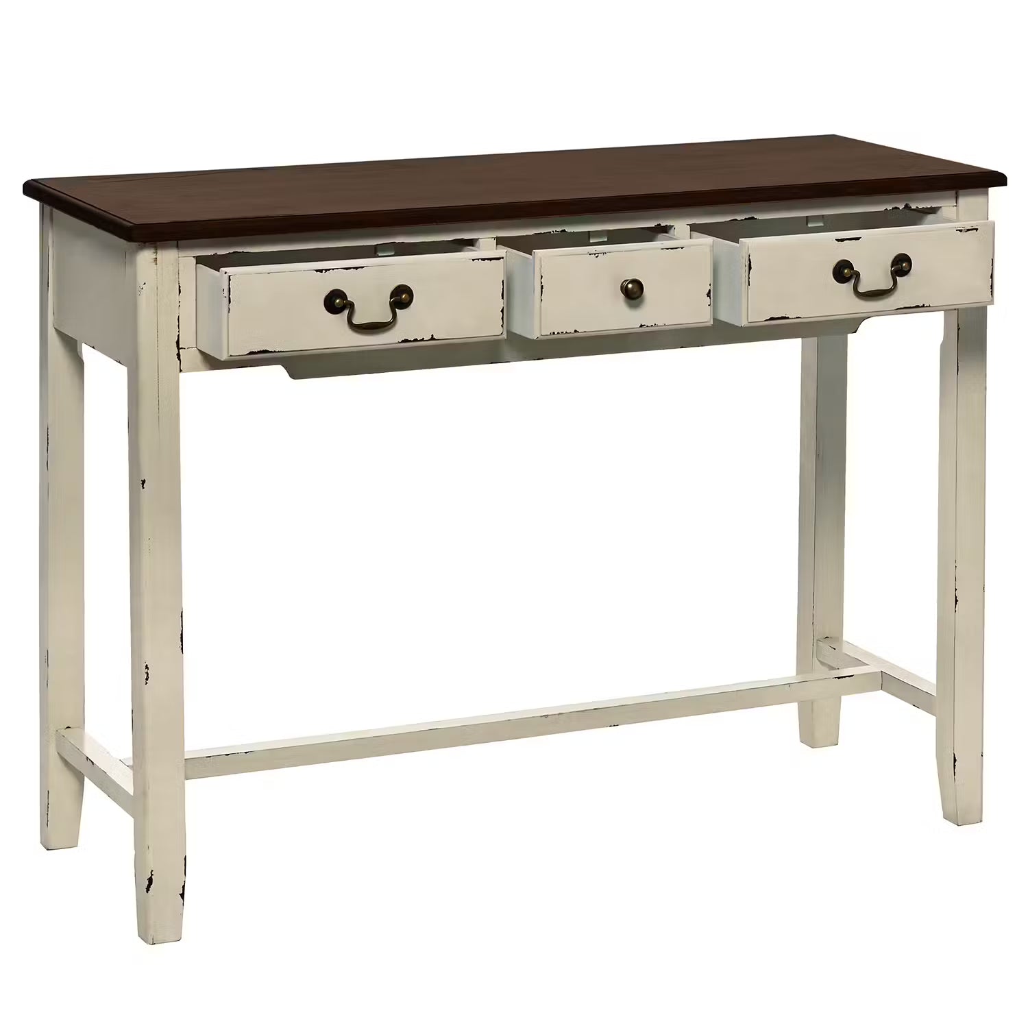 CABOTT COVE Konsolentisch - Esche Furnier - Creme / Natur