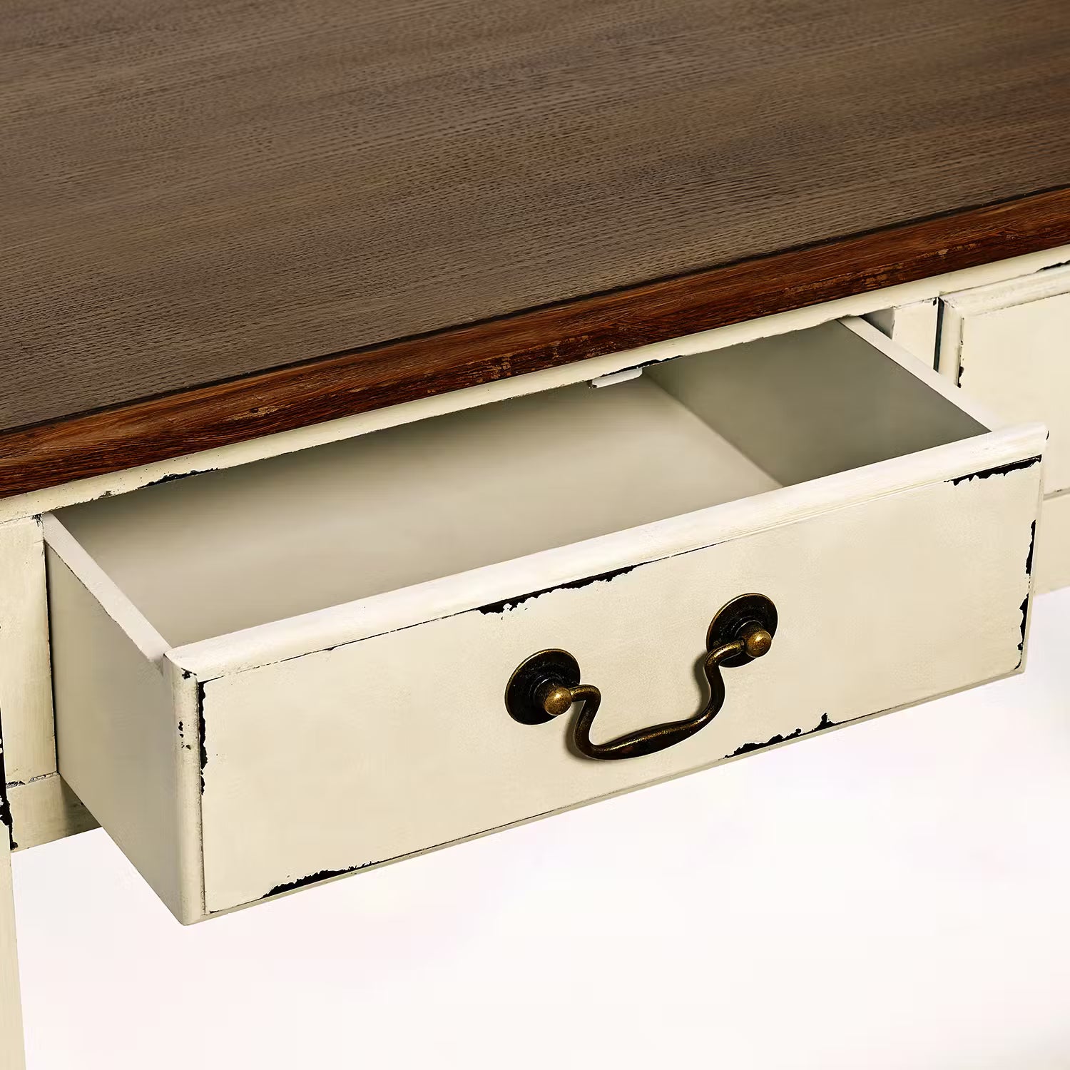 CABOTT COVE Konsolentisch - Esche Furnier - Creme / Natur