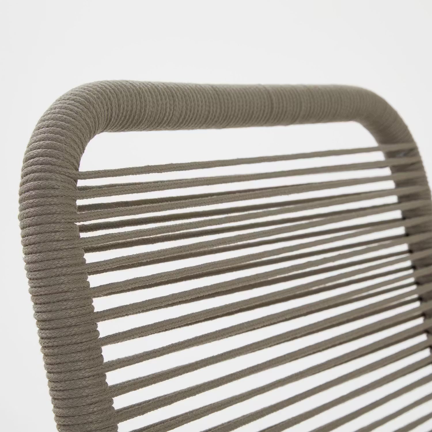 LOOPS Gartenstuhl 2er-Set - Eisen - Taupe