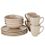 FINCA Frühstücks-Set 12-tlg. - Porzellan - Beige
