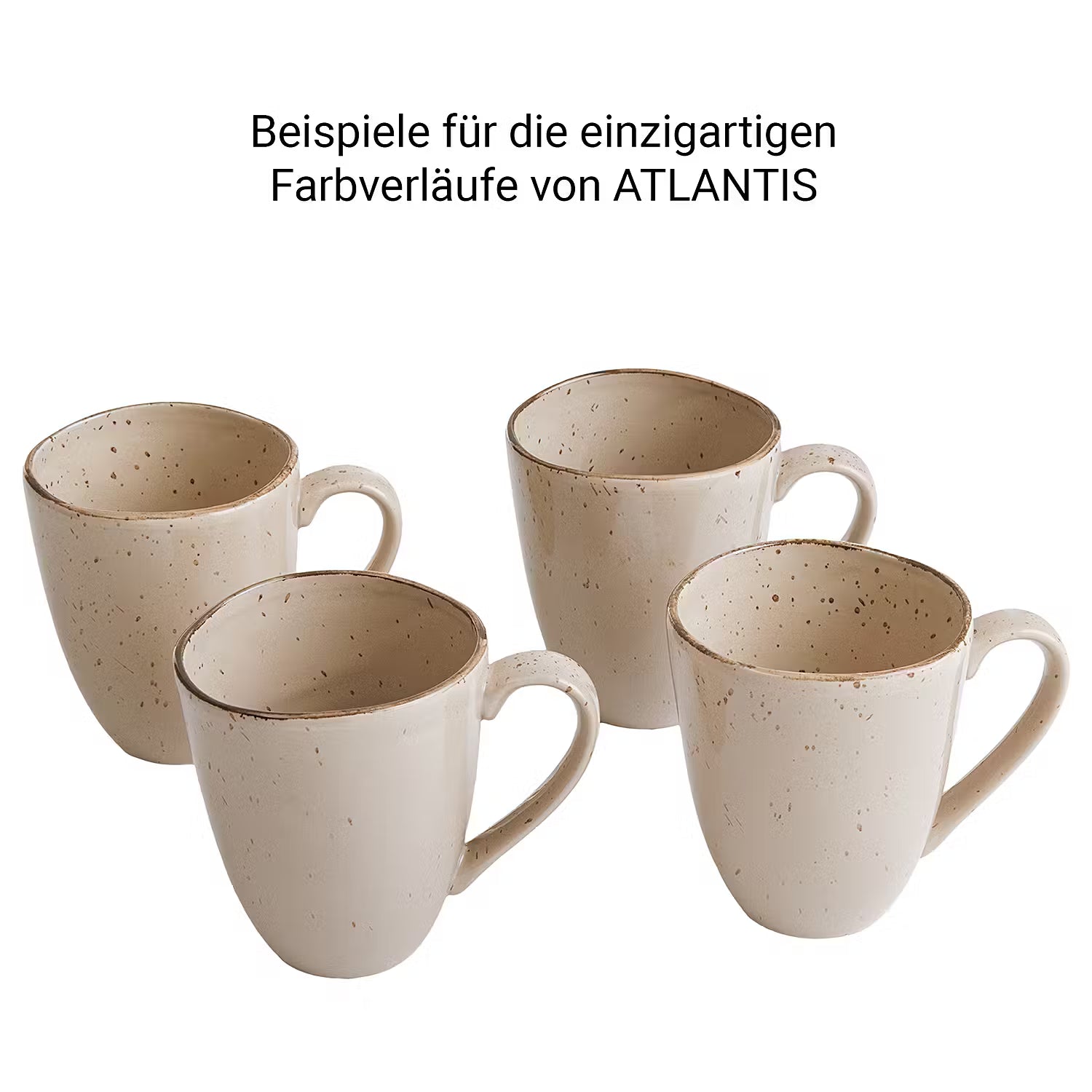 FINCA Frühstücks-Set 12-tlg. - Porzellan - Beige