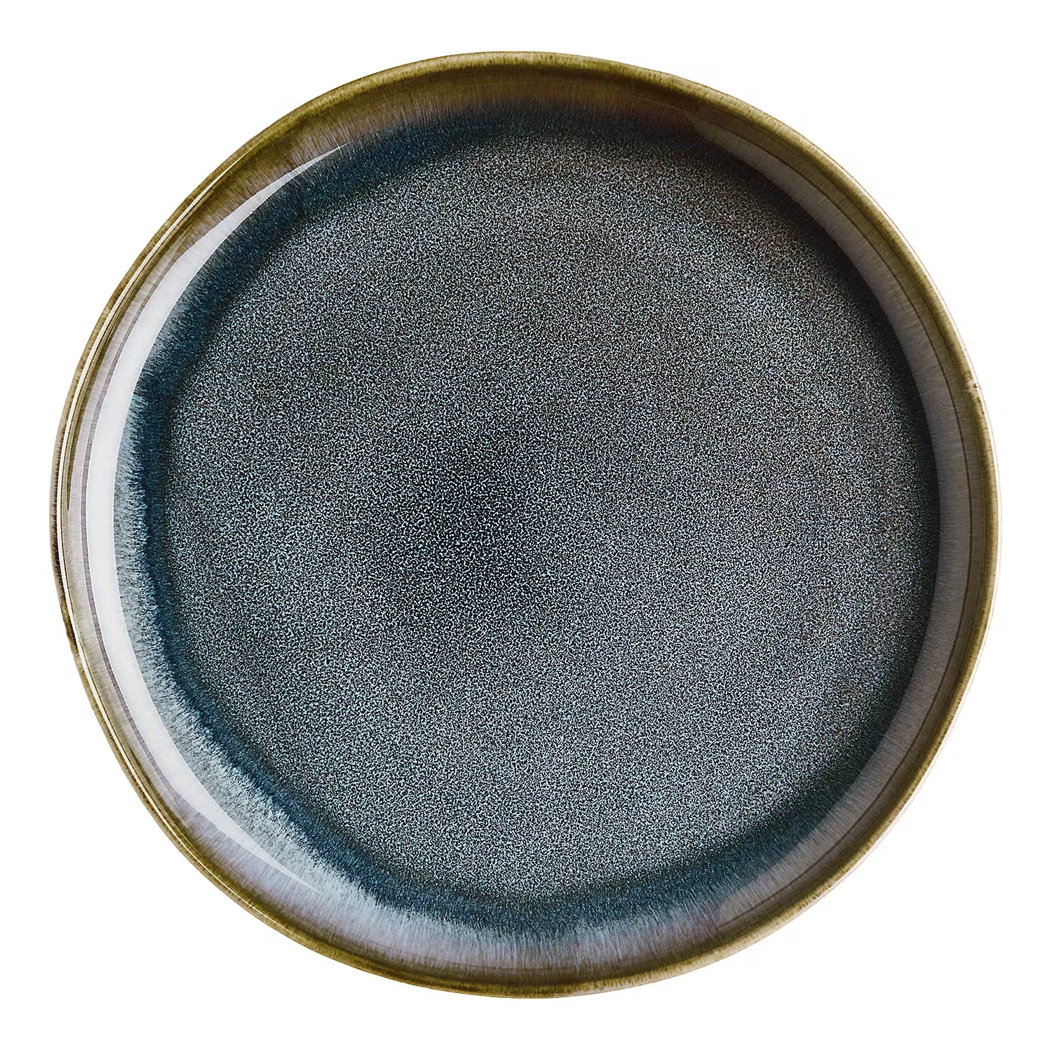 HILDA Dinnerteller 4er-Set - Steinzeug - Dunkelblau