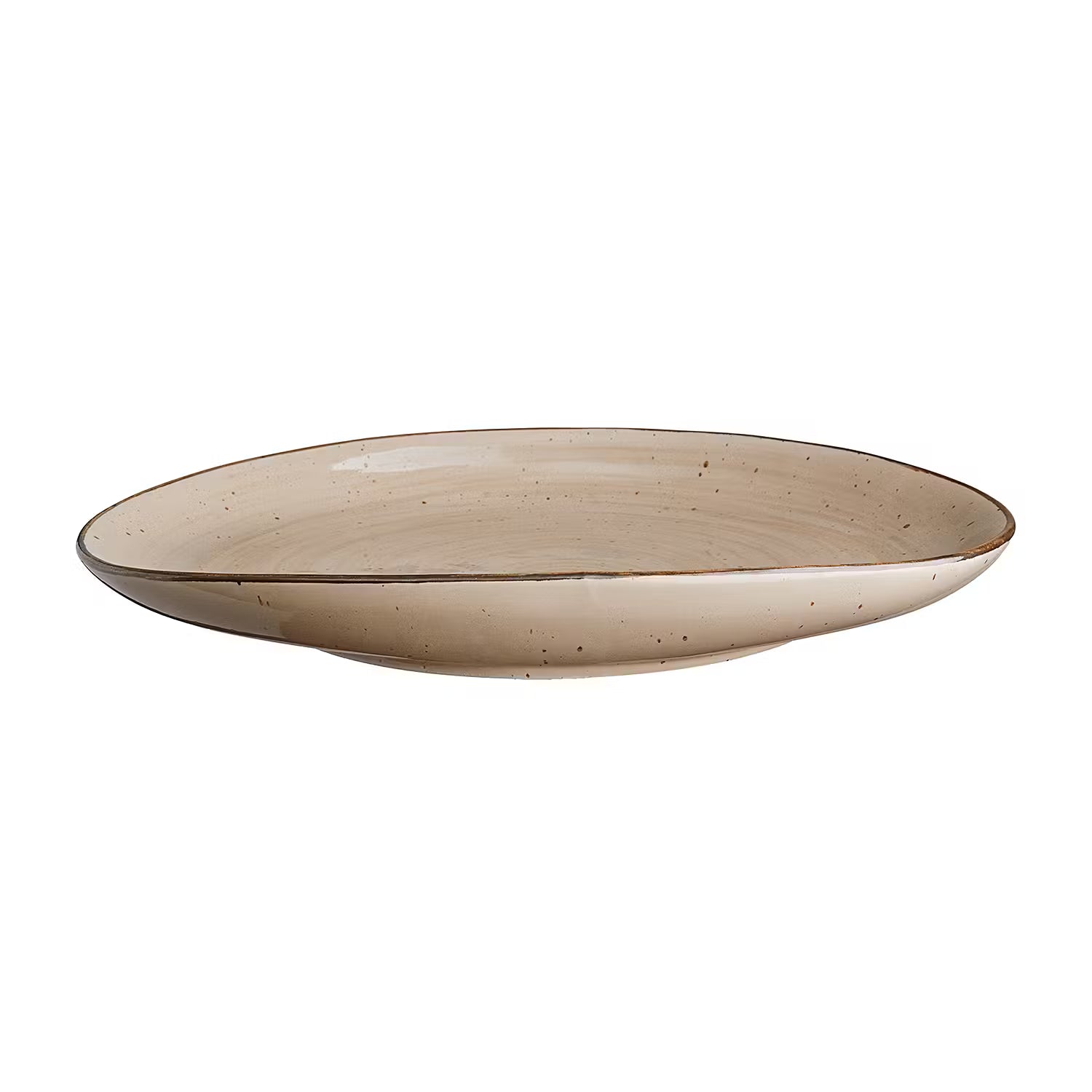 FINCA Platzteller 4er-Set - Porzellan - Beige