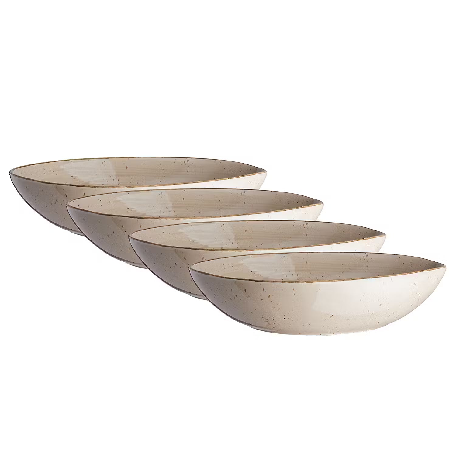 FINCA Schale 4er-Set - Porzellan - Beige