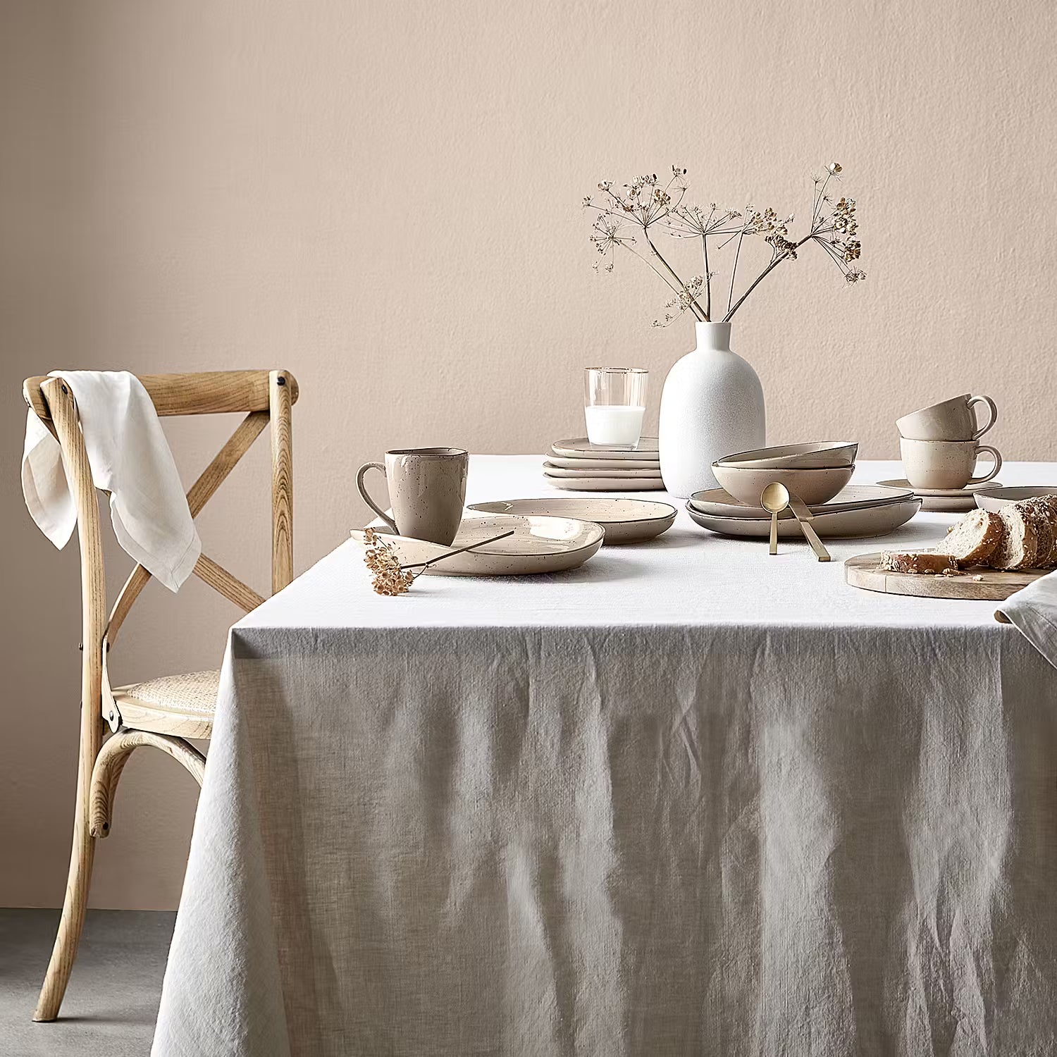 FINCA Schale 4er-Set - Porzellan - Beige
