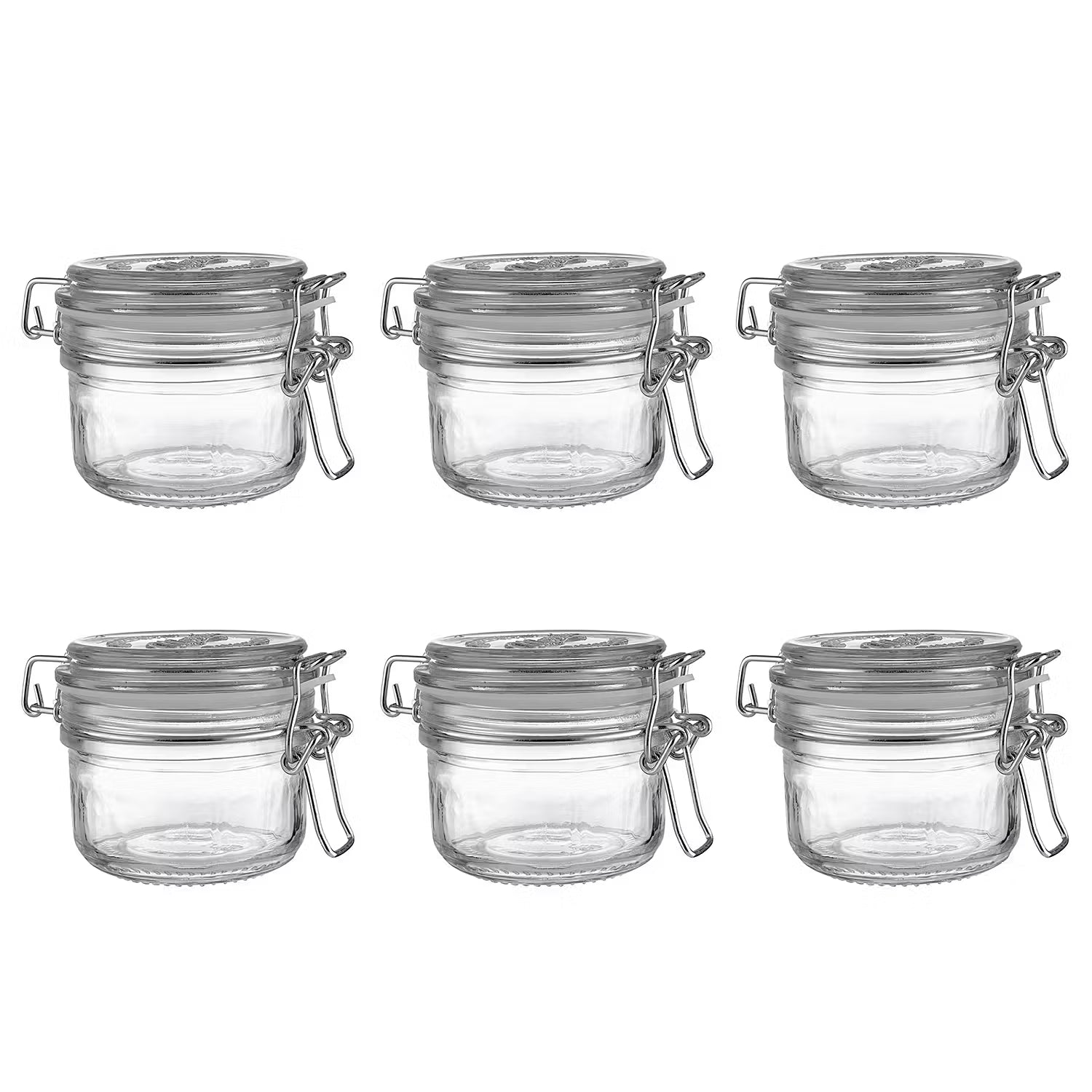 MASON'S Aufbewahrungsglas 6er-Set - Klarglas - Transparent