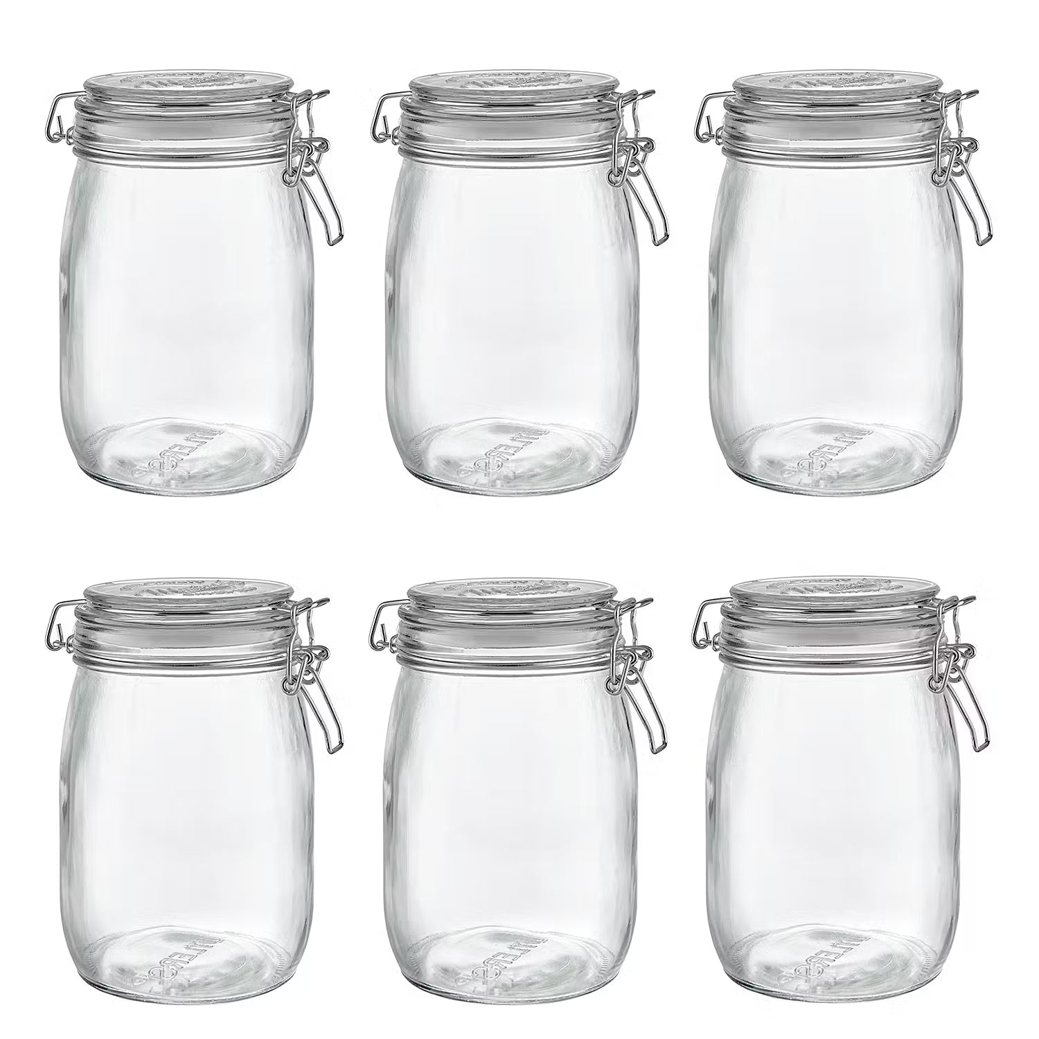 MASON'S Aufbewahrungsglas 6er-Set - Klarglas - Transparent