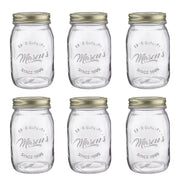 MASON'S Aufbewahrungsglas 6er-Set - Klarglas - Transparent