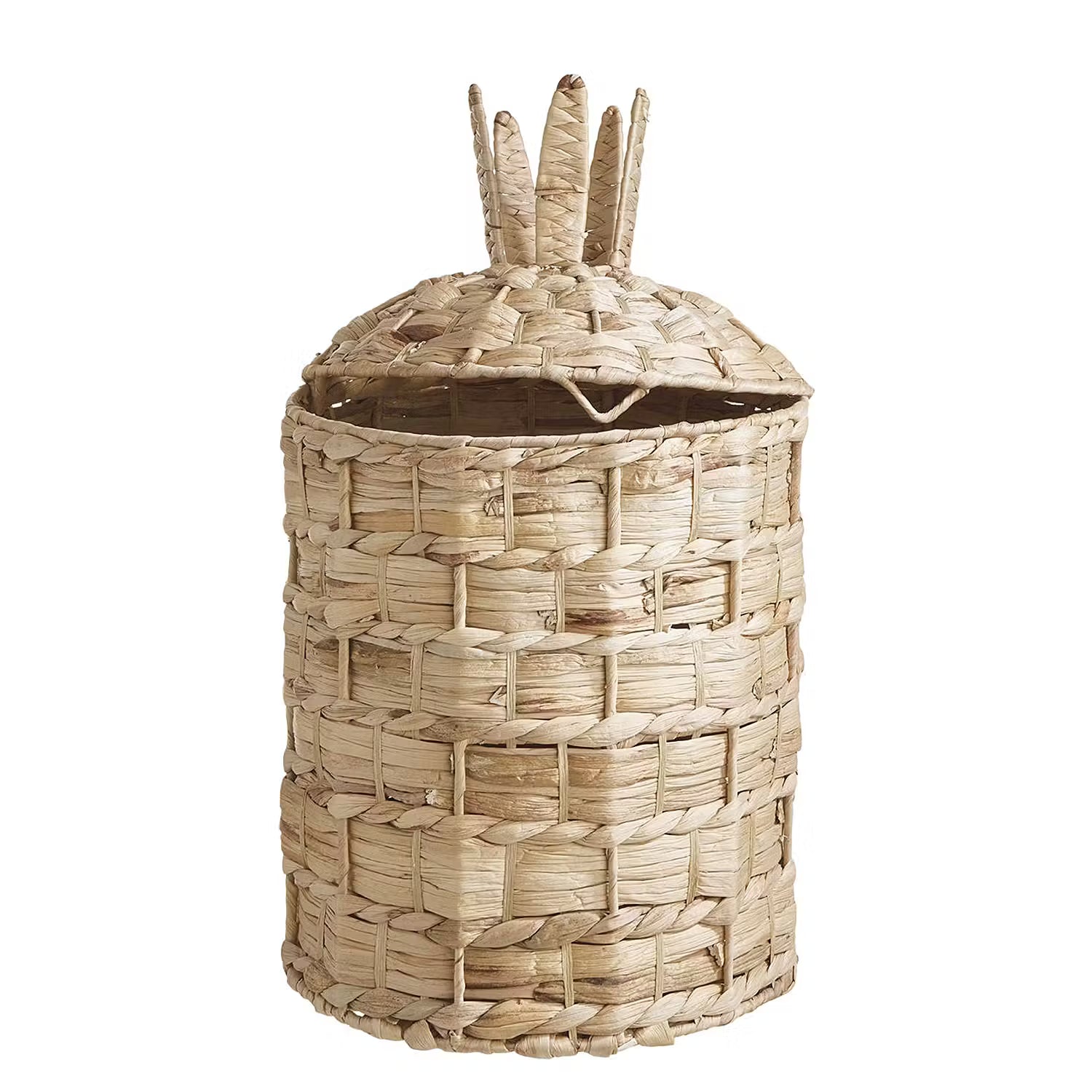 PINEAPPLE Korb - Aluminium / Papier - Natur - Höhe: 54 cm