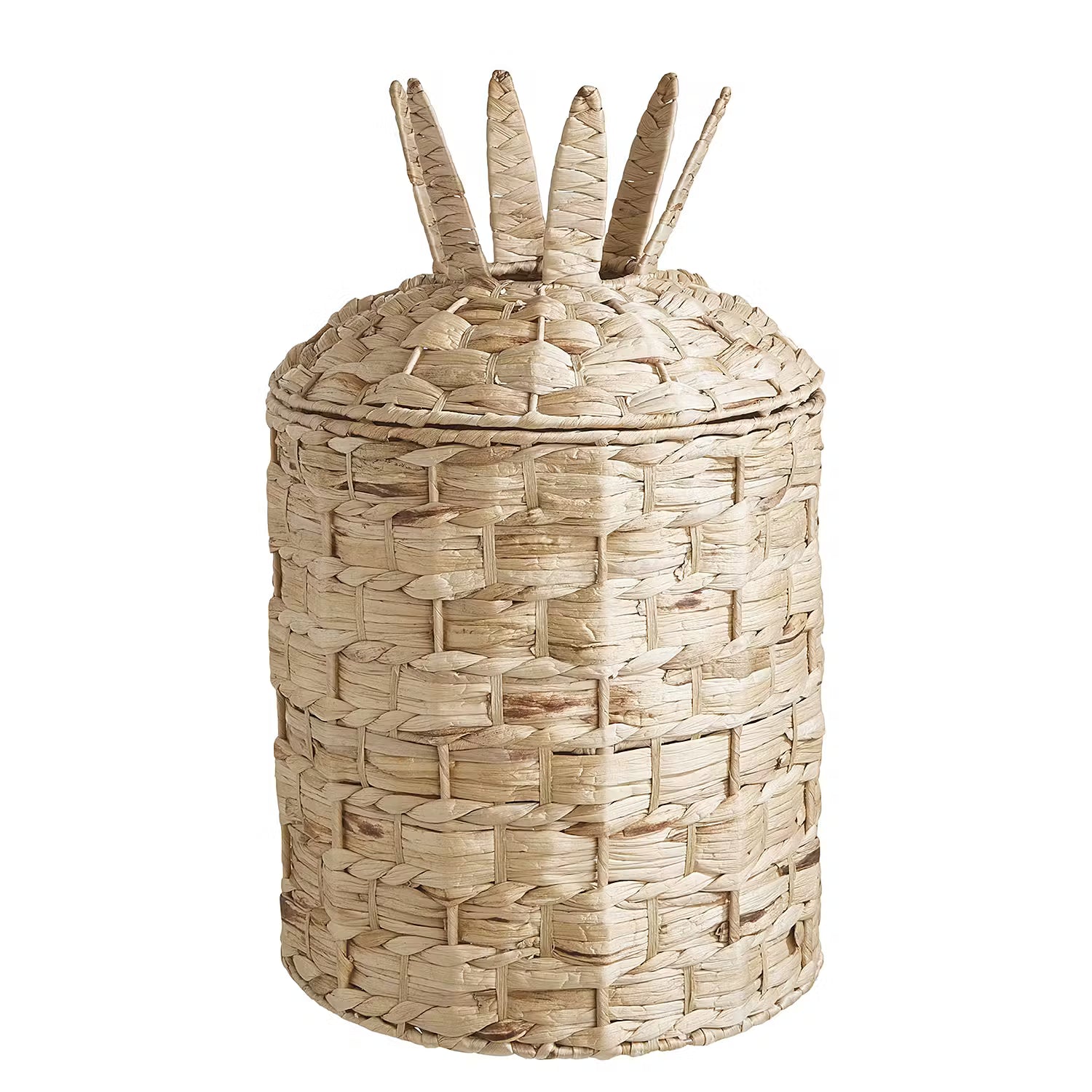 PINEAPPLE Korb - Aluminium / Papier - Natur - Höhe: 63 cm