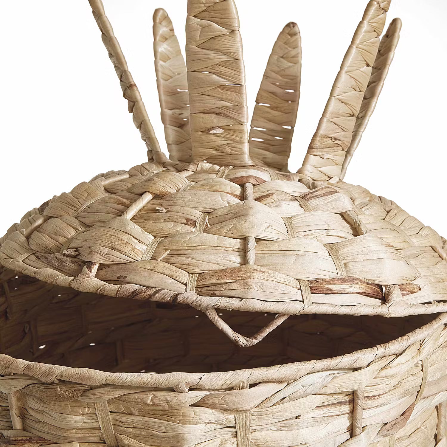 PINEAPPLE Korb - Aluminium / Papier - Natur - Höhe: 63 cm
