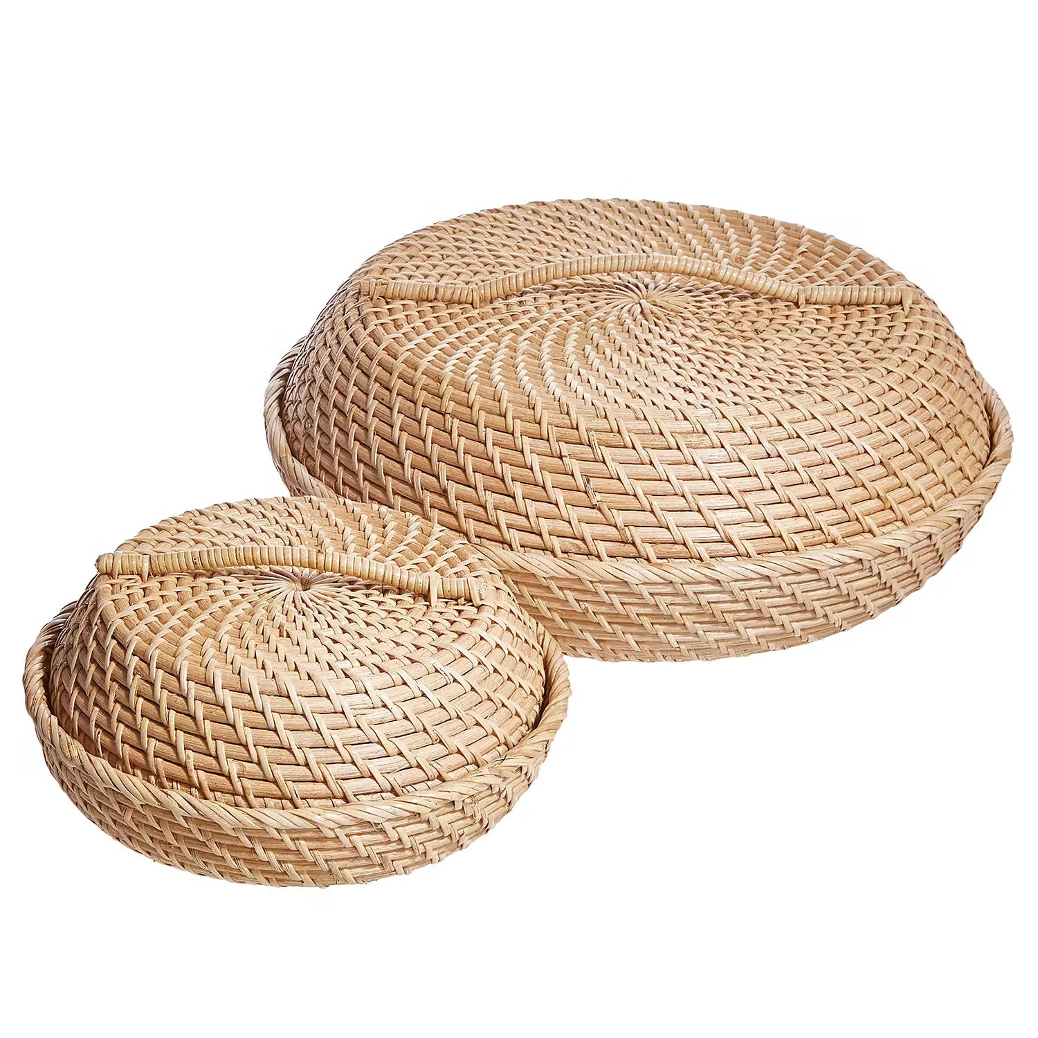 RONDA Korbschale - Rattan - Natur - Durchmesser: 33 cm